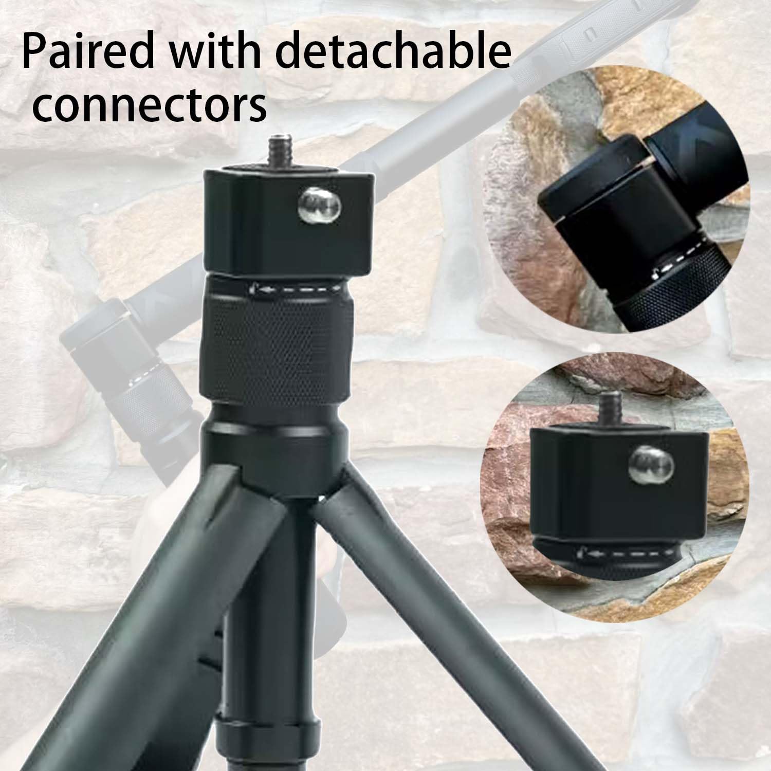 Loiezuir Adjustable Foldable Tripod Bullet Aluminum Alloy Perfect For Insta360 X3,One Rs,Go 2,One X2,One R,One X,One Multi-Functional Tabletop Fold Tripod