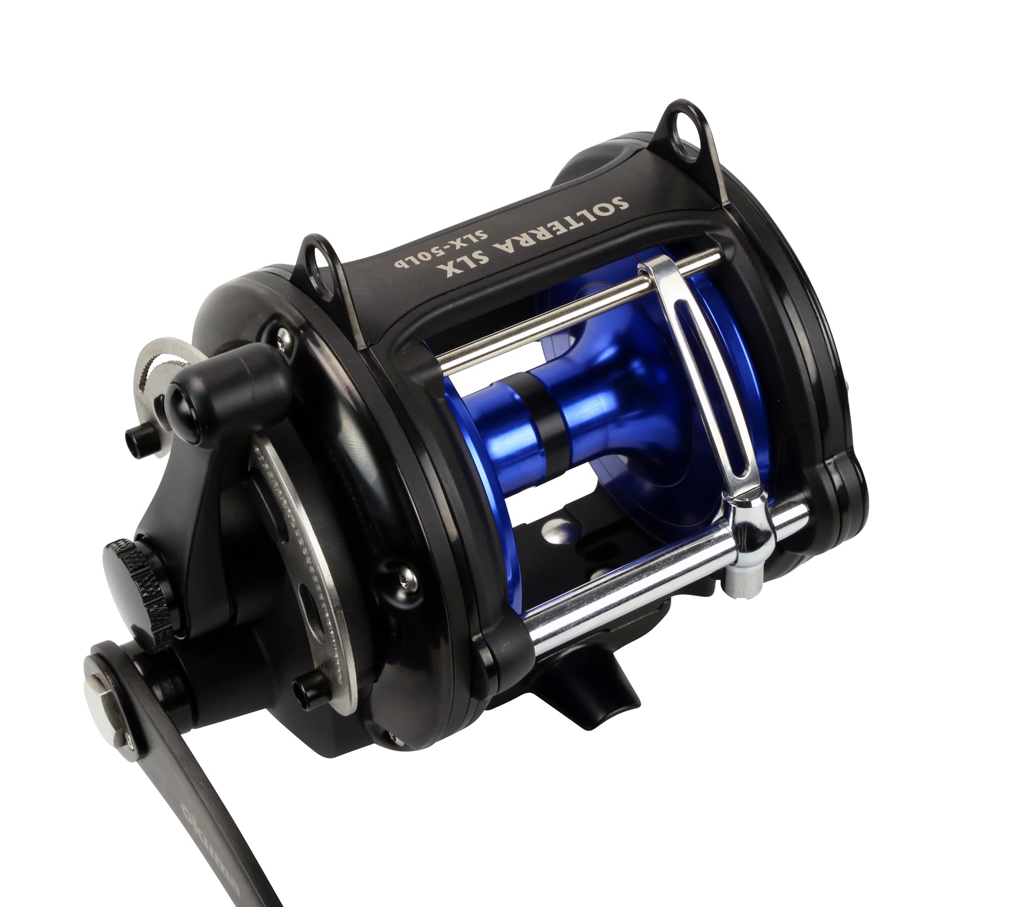 Okuma Solterra Slx Single Speed Levelwind Lever Drag Saltwater Trolling Reel, Slx-50Lb, 520Yds-50Lb, Black