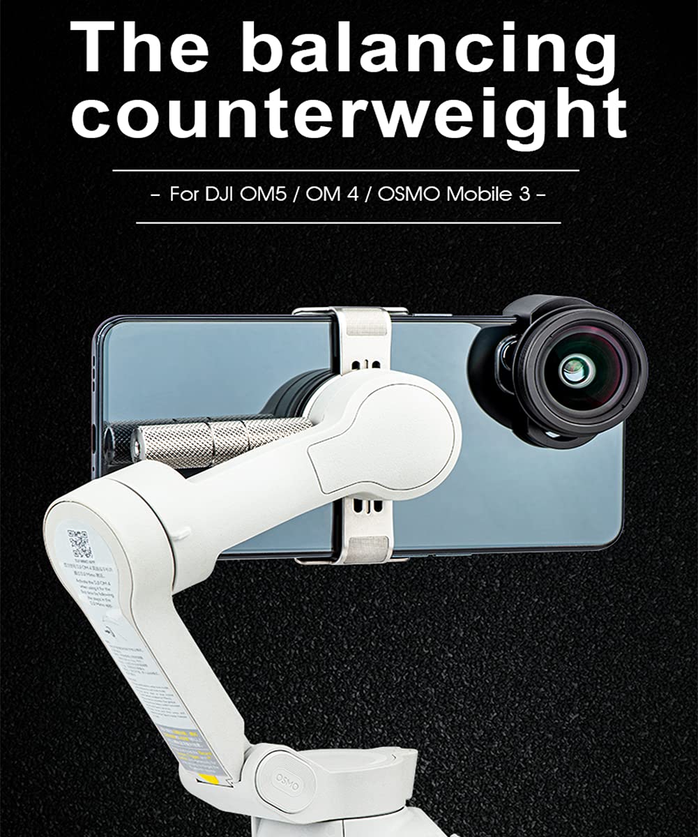 Supfoto Om6/Om5/Se/Om 4/Osmo Mobile 3 Counterweight Set 20G+10G Balance Counter Weights For Dji Om6/Om5/Se/Om 4/Osmo Mobile 3 Gimbal Stabilizer To Iphone 11/Pro/Pro Max
