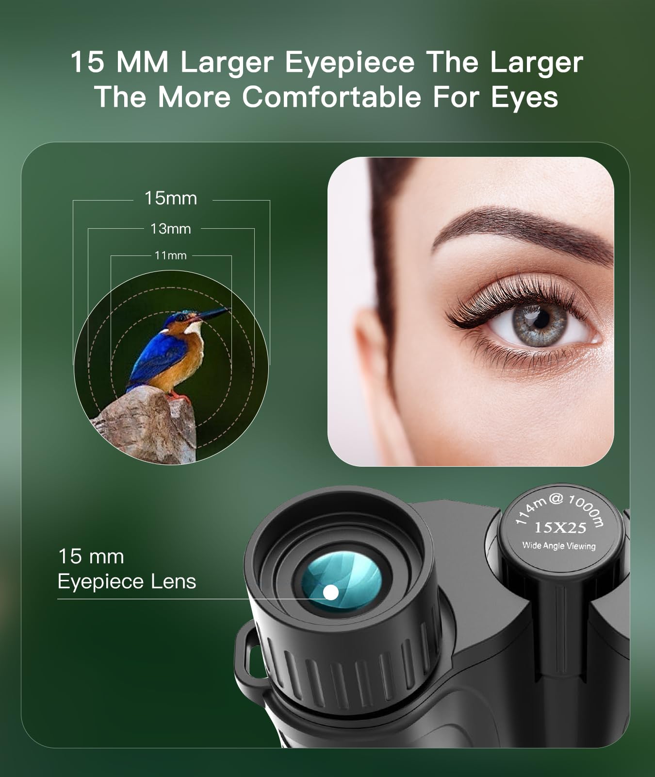 Irosiy 10X Waterproof Binoculars With High-Definition Fmc Coated Lens, Bak4 Prism, Adjustable Diopter, Anti-Slip Design, Durable And Lightweight – Perfect For Bird Watching, Hunting, And Outdoor Activities