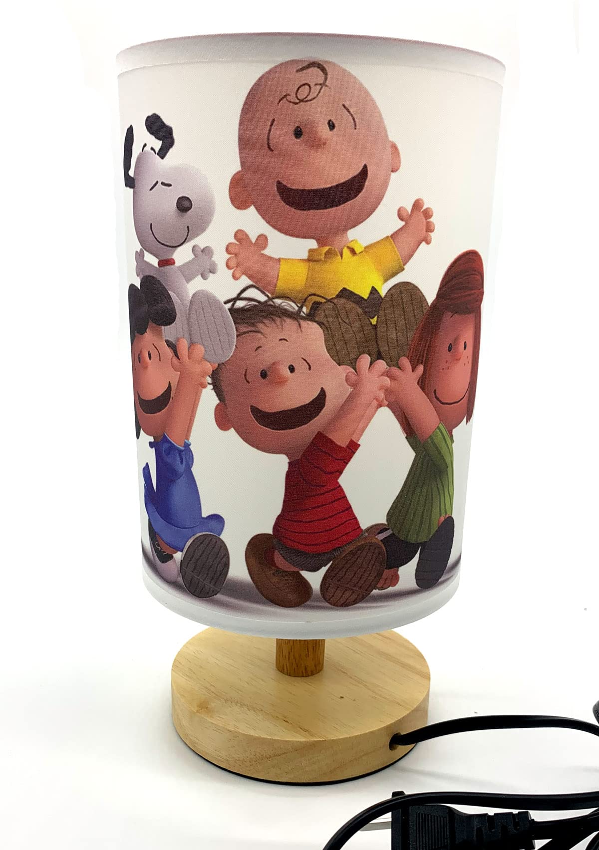 Cdecor Cartoon Decoration Lights Table Lamp Bedside Night Light Wood Base Great Ideas