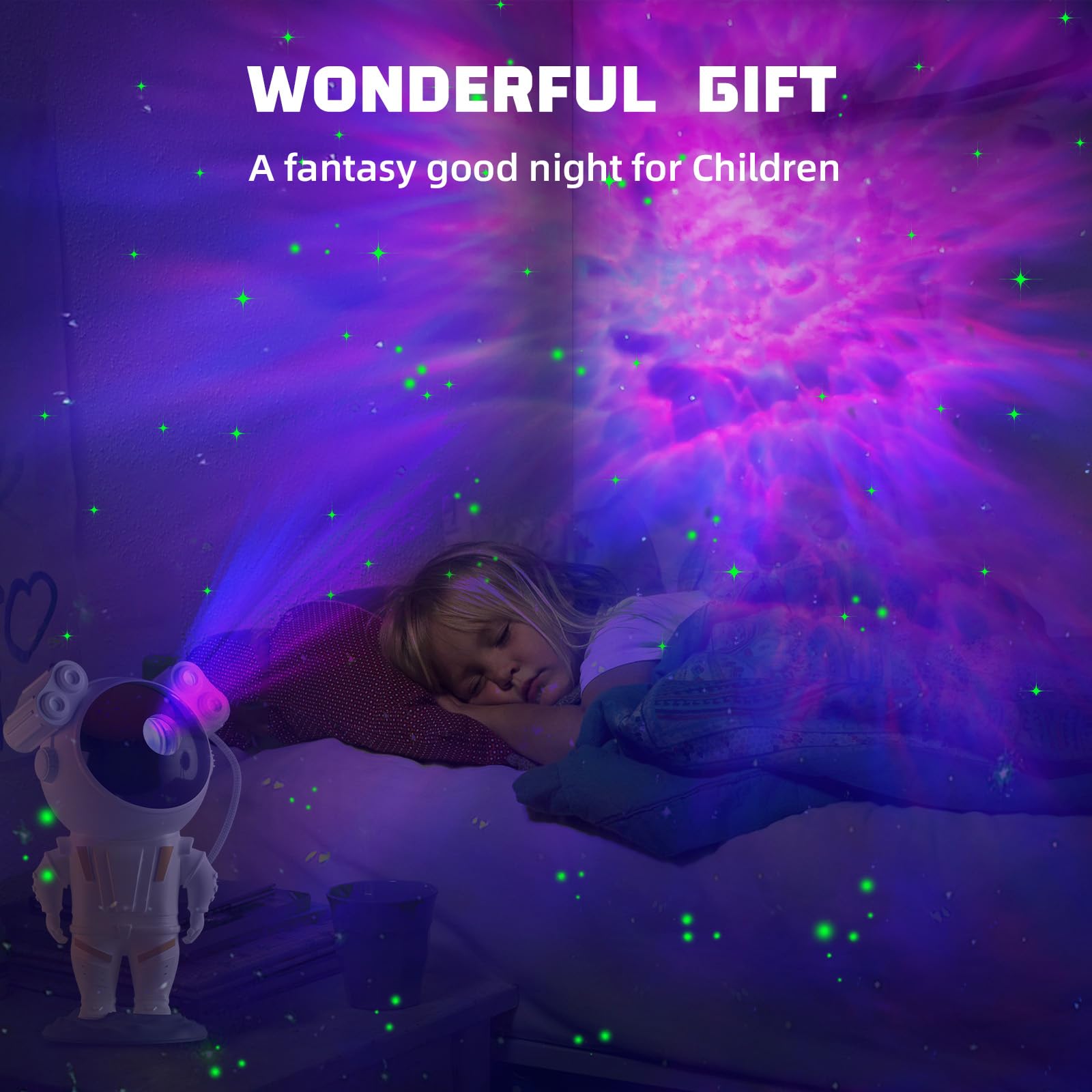 Kathluce Galaxy Projector, Tiktok Astronaut Nebula Night Lights, Remote Control Timing And 360°Rotation Magnetic Head,Star Lights For Bedroom,Gaming Room Decor