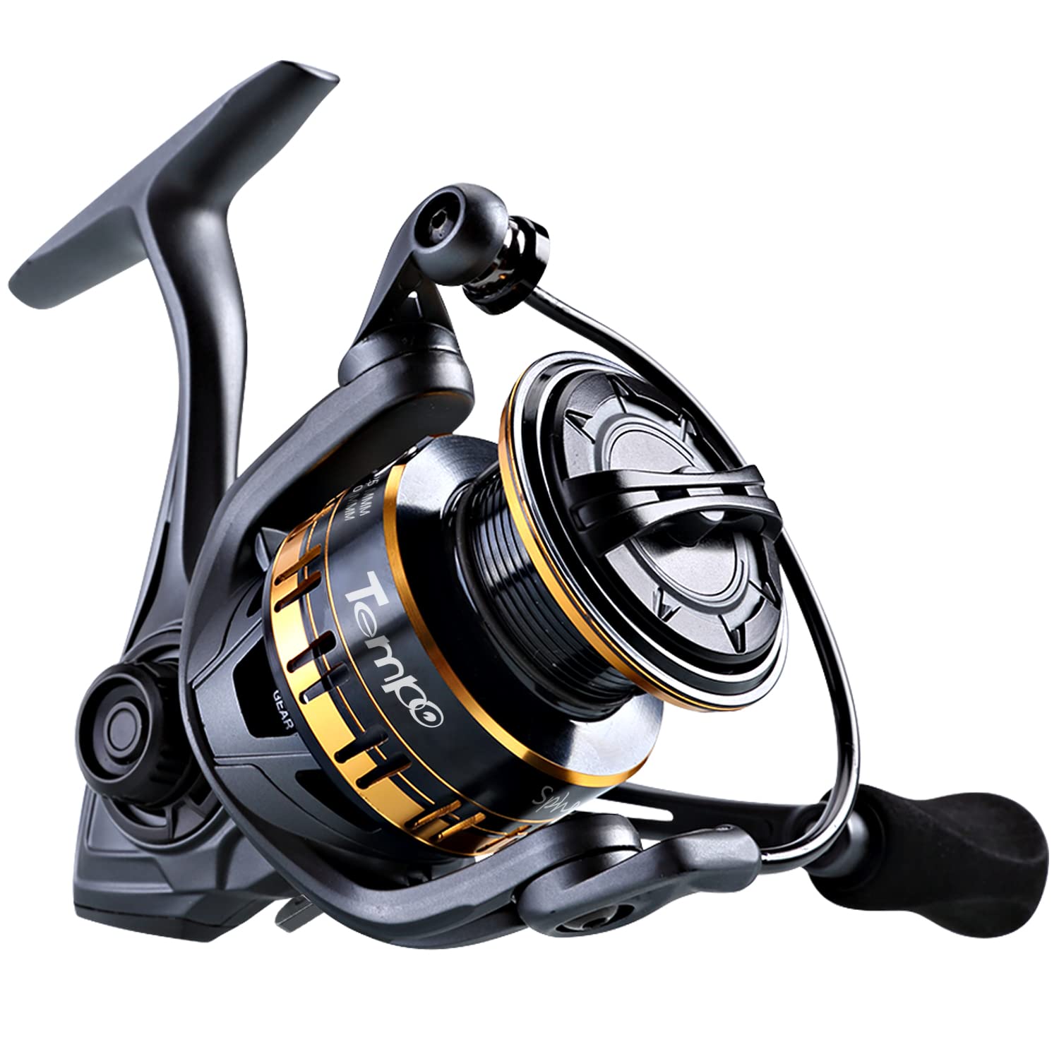 Tempo Spinning Reel, 9+1 Bb Smooth Fishing Reels, Max Drag Up To 38.6 Lbs, With Harder Gv Rotor, Ultralight Spinning Reels, Braid Ready Spool