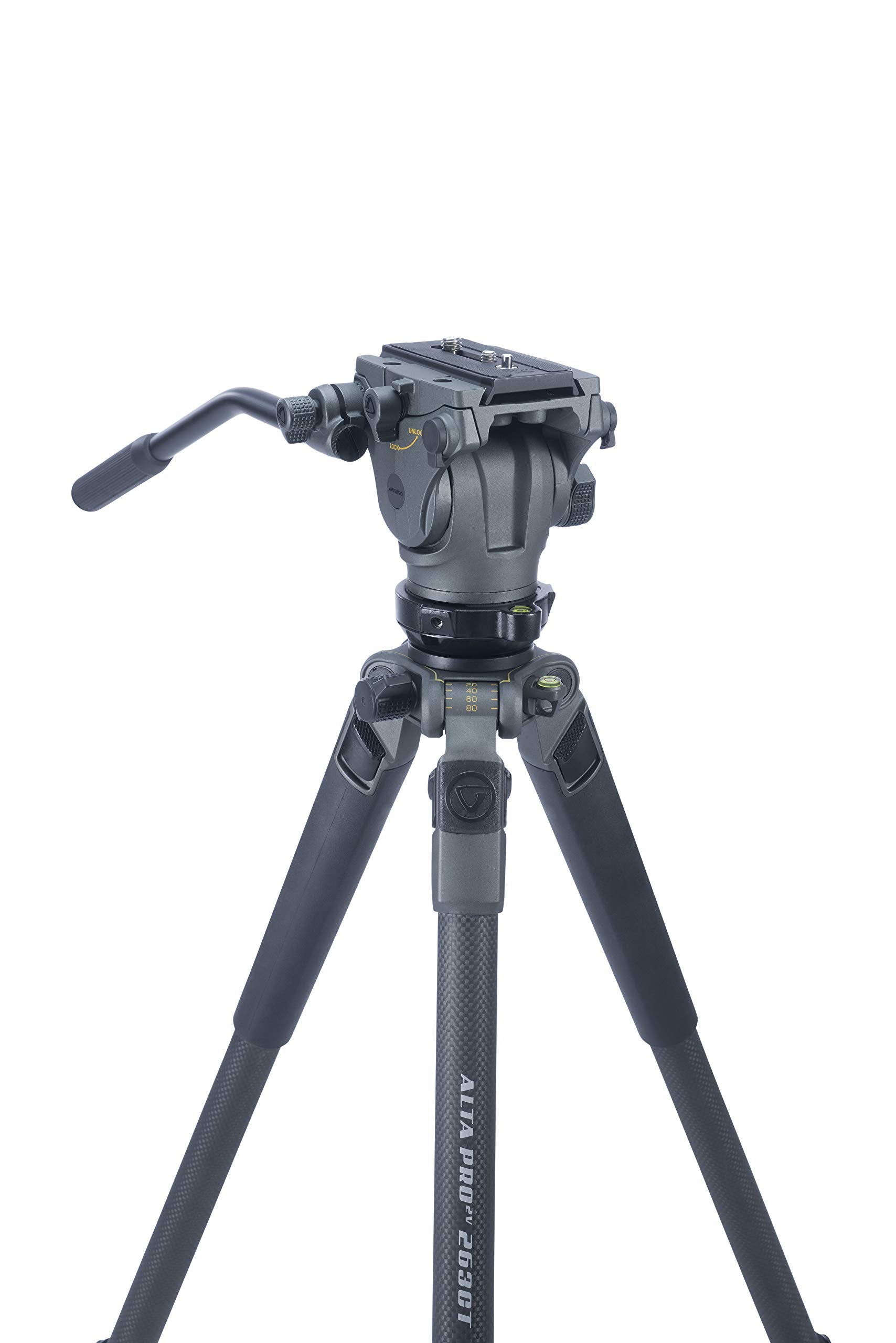 Vanguard Alta Pro 2V 263Cvp Carbon Fiber Video Tripod With Alta Ph-123V Video Head