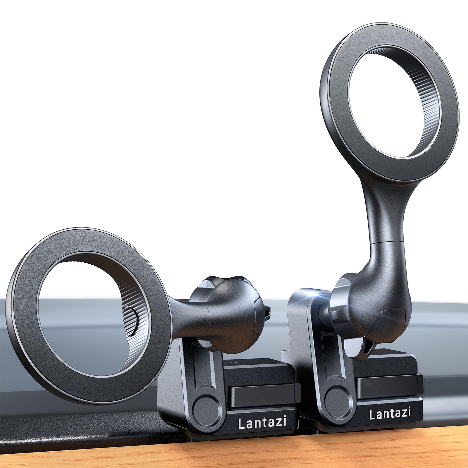 Lantazi For Tesla Phone Mount【Strong Magnets】For Magsafe Car Mount For Tesla Model 3 Y Phone Holder, Tesla Model Y Accessories Fits Iphone 16 15 Pro Max Plus [Only Fit For 2017- Model 3,2020- Model Y]