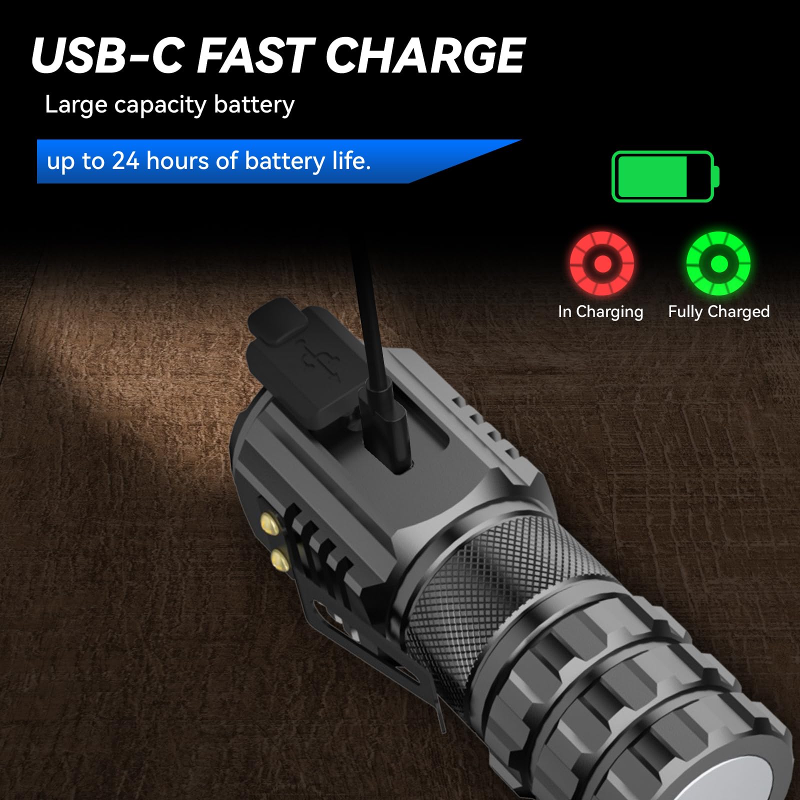 Unroevs Xc06 Mini Flashlight Rechargeable,Pocket Flashlight With Magnet,Super Bright Small Compact Flashlight,5 Modes Edc Flashlight For Camping,Emergency. (1, Black)