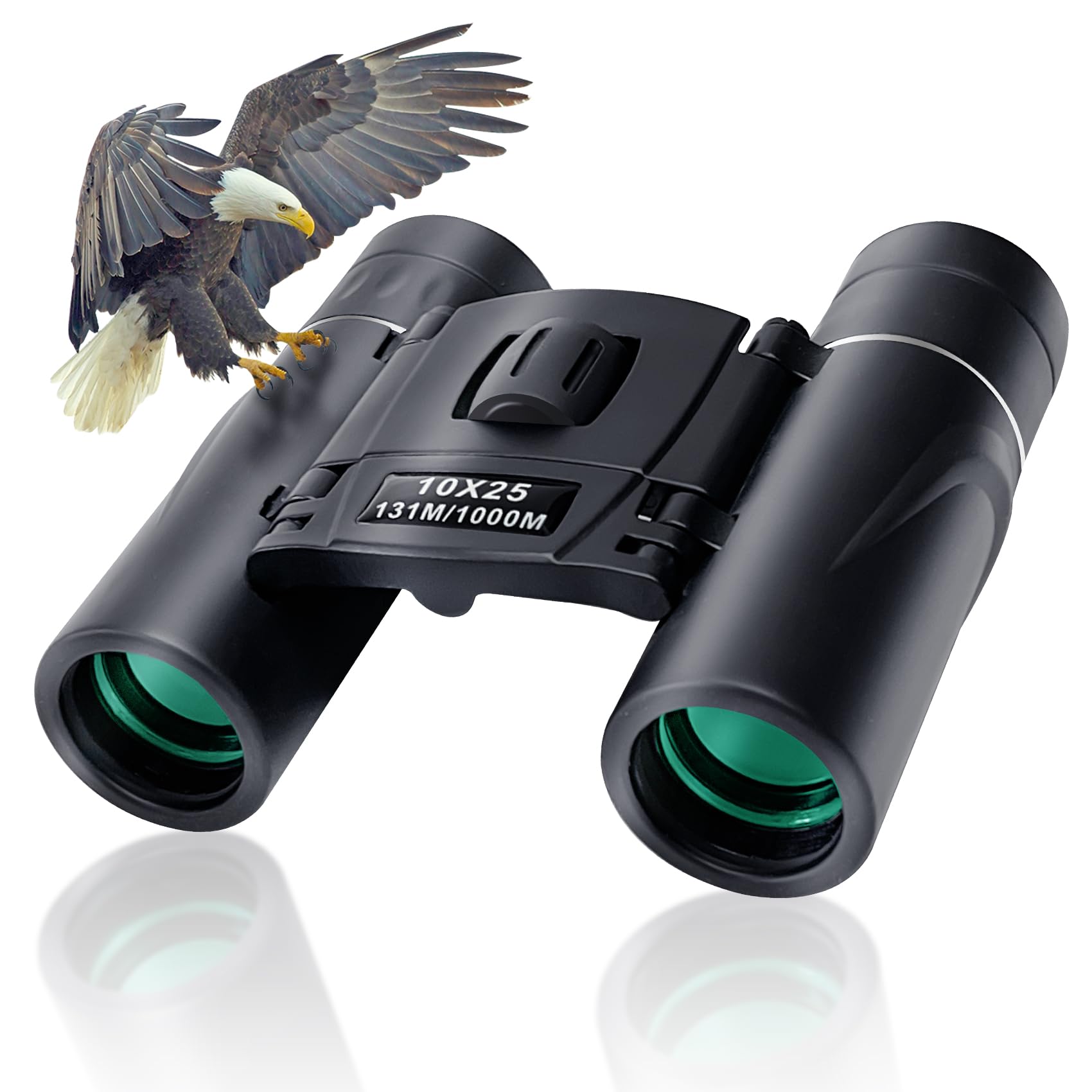 Midoo 10X25 Compact Binoculars For Adults Kids, Binoculars For Concerts And Bird Watching Cruise Ship Essentials Hunting, Waterproof Binoculars With Low Light Night Vision