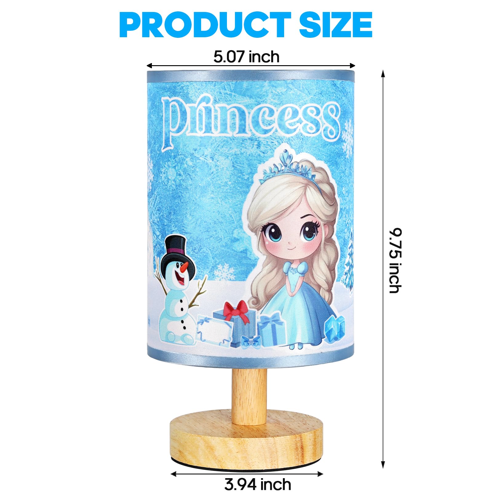 Onxe For Girls, Kids Table Lamp For Bedroom Nightstand, 3 Colors Dimmable Princess Night Light Bedside Lamp For Kids Room Girls Boys Birthday Christmas