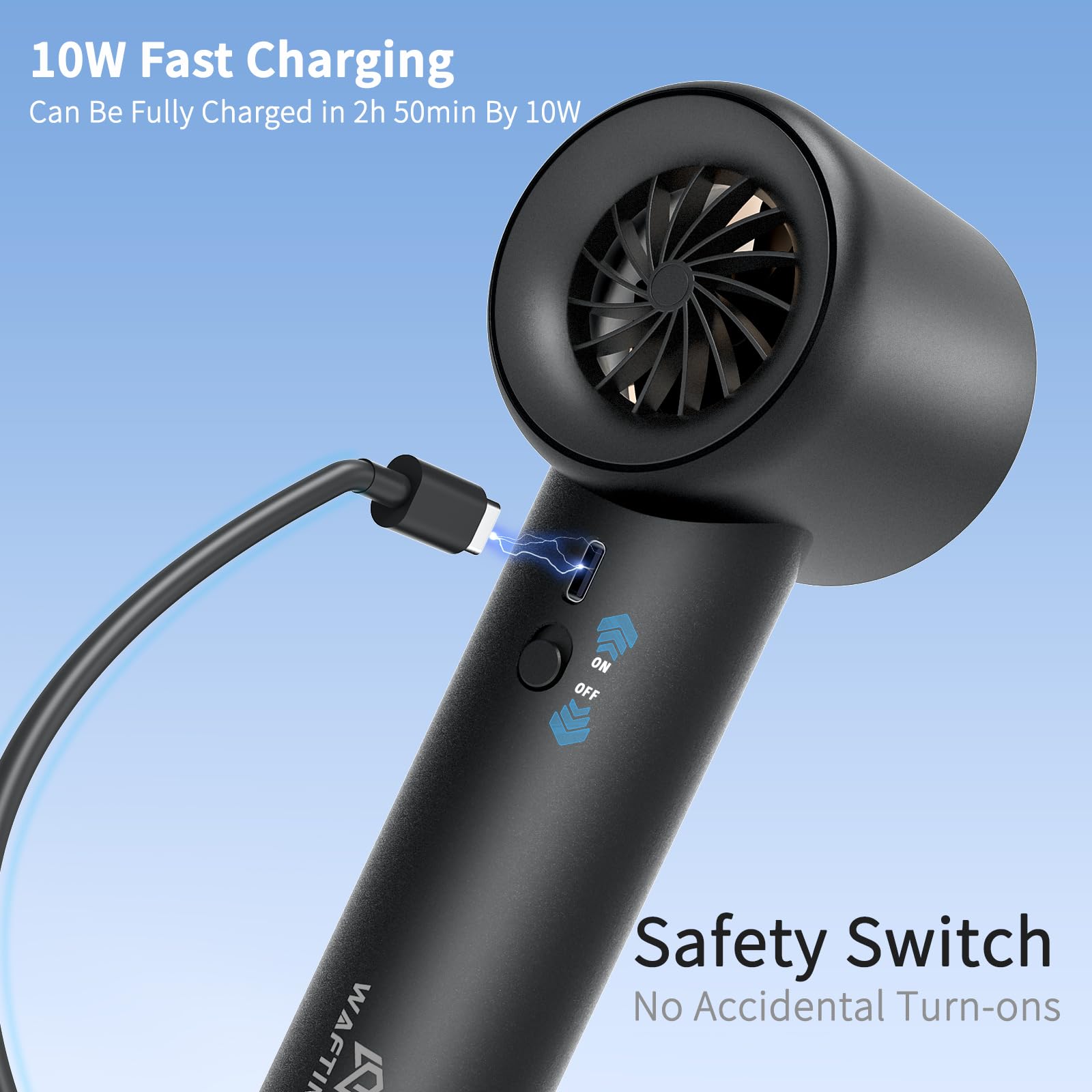 Portable Fan, Handheld Fan Personal Fan With 1-100 Speed Adjustable, 5000Mah [15H Max Working Time]