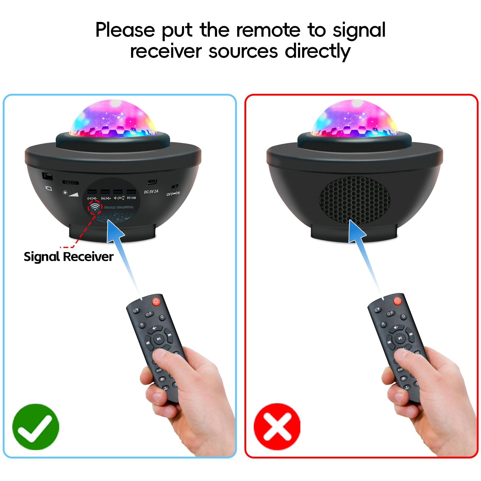 Easeking Star Projector Galaxy Light Projector With Remote & Bluetooth Speaker, Multiple Colors Dynamic Projections Night Light Projector For Kids Adults Bedroom, Space Lights For Bedroom Decor Aesthetic