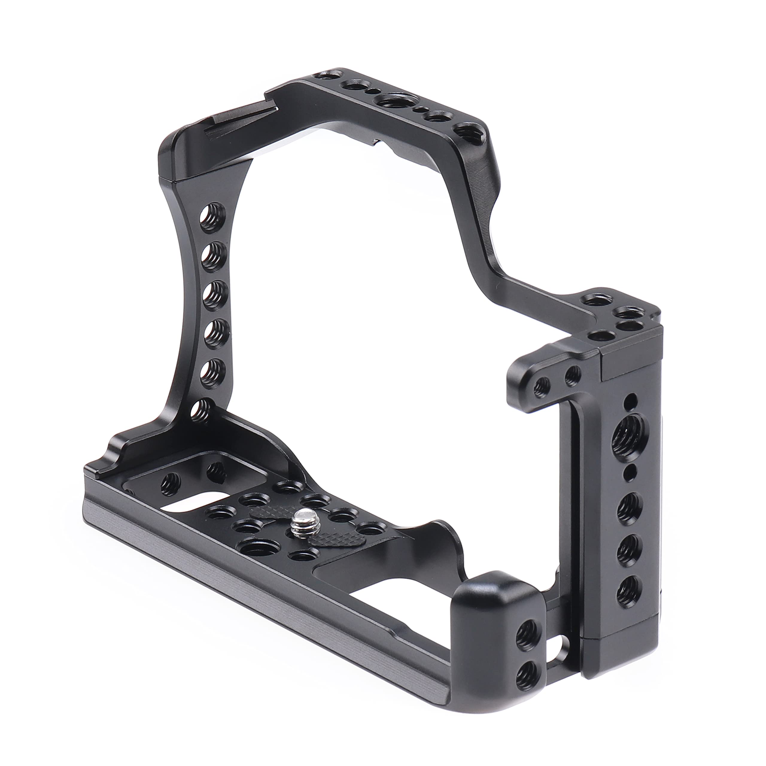 Fotga Alloy Aluminum Camera Cage Bracket Stabilizer With Integrated Grip For Canon Eosm M5 M50 M50Ii,Fits For Arca Swiss Clamp Ball Head