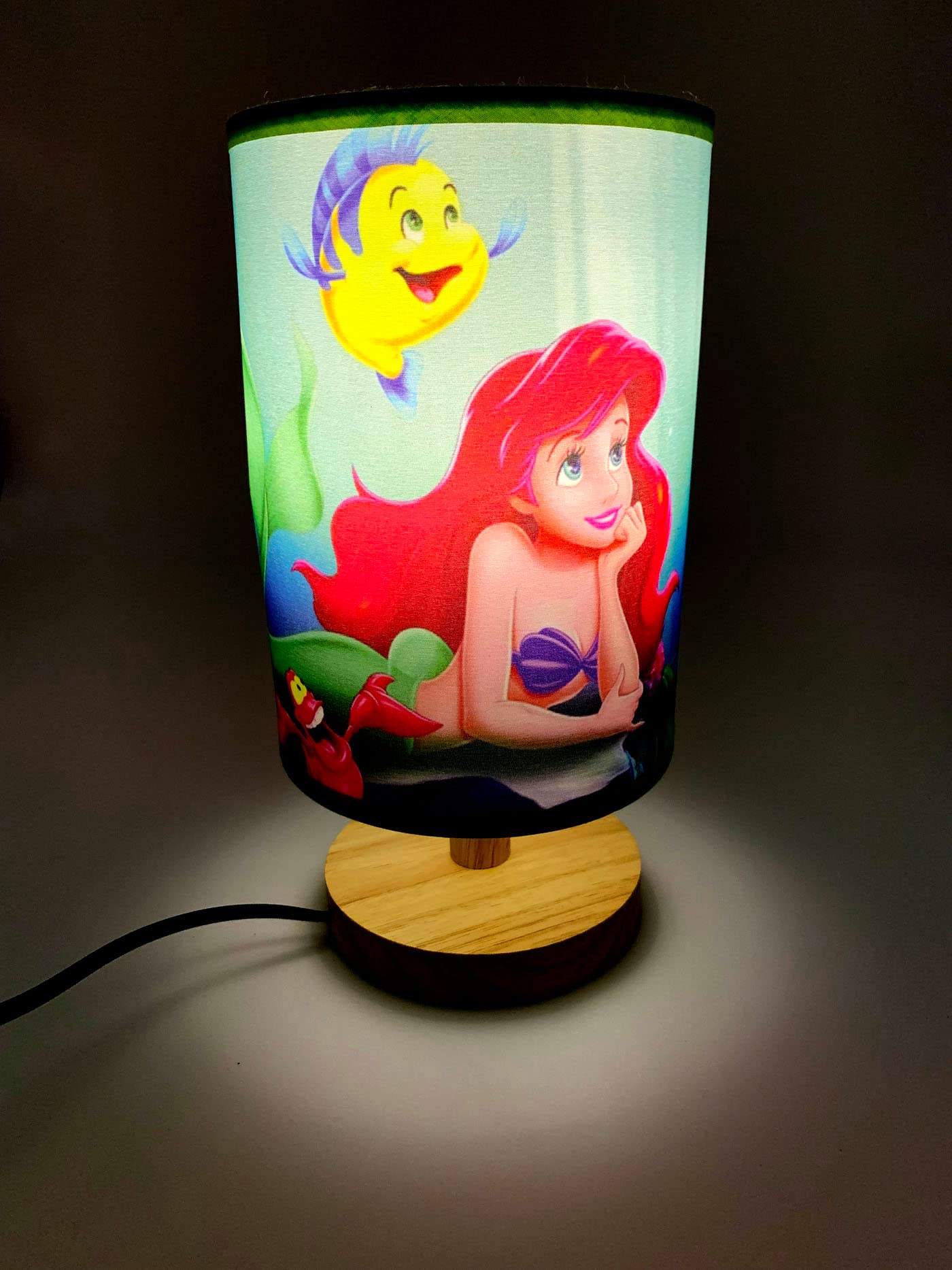Cdecor Wood Base Table Lights Ariel Table Lamp With Light Bulb Bedside Night Light Great Decor Or Ideas