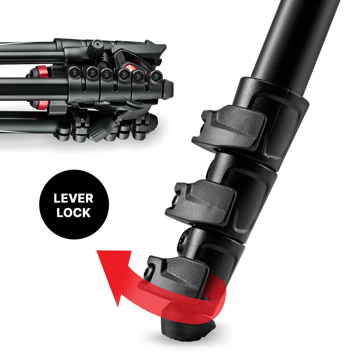 Manfrotto Vitec Imaging Be Live Aluminum L Tripod Video Head Kit Mirrorless Slr Sports Day Travel Vlog Mvkbfrl-Live