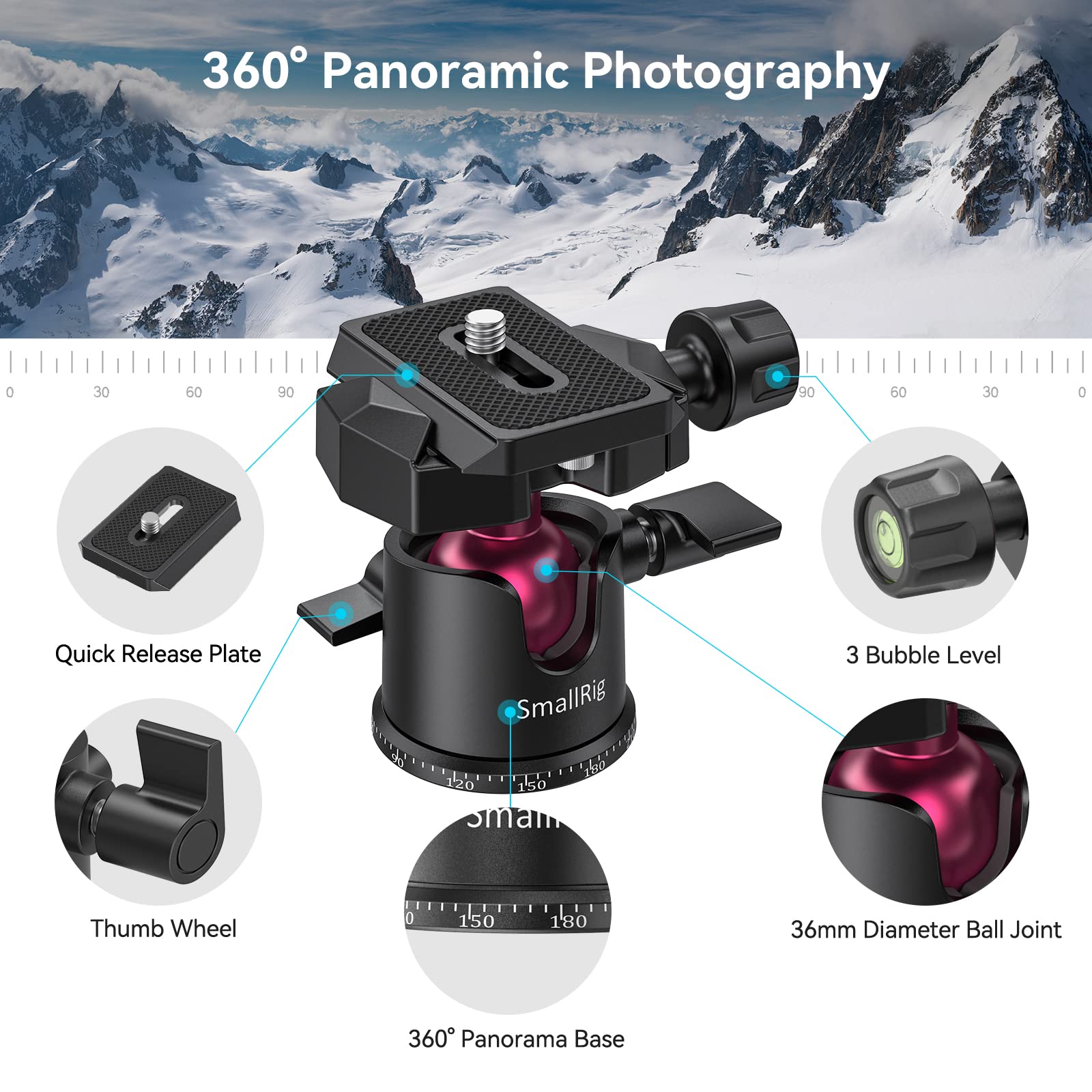 Smallrig Bundle: Mini Tripod For Camera But2664+Universal Quick Release Phone Cage Kit Basic 4597