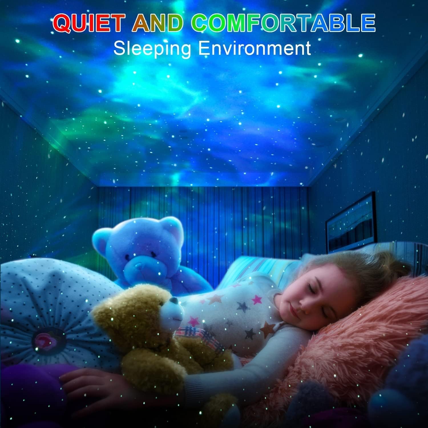 Ab Attaboy Astronaut Galaxy Projector, Space Projector Night Light, Star Projector,3D Starry Nebula, With Timer And Remote Control For Kids,Adults Bedroom Decoration,Party(White)