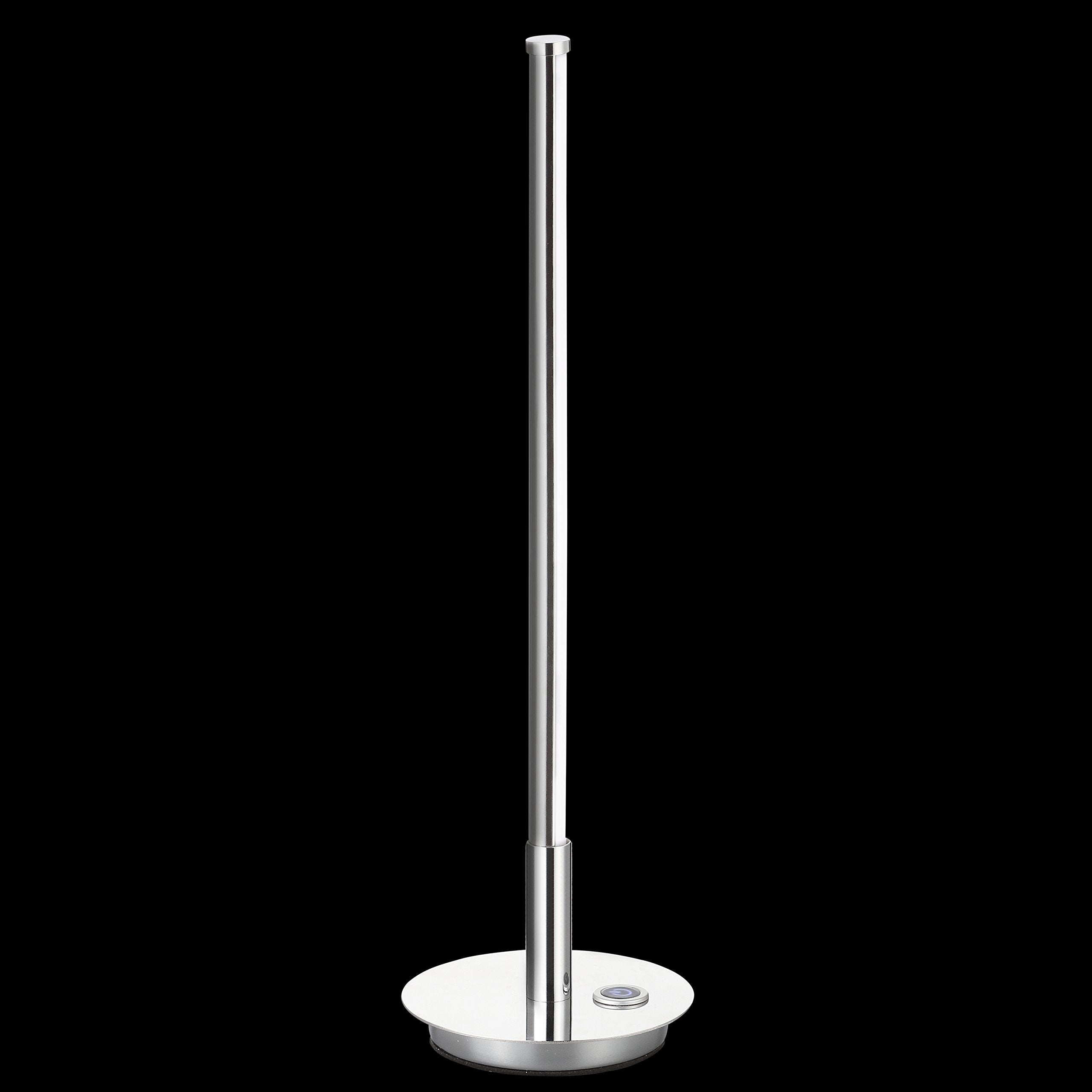 Jonathan Y Jyl7002A Keira 16.5" Led Integrated Table Lamp Modern,Contemporary For Bedroom, Living Room, Office, College Dorm, Coffee Table, Bookcase, Chrome
