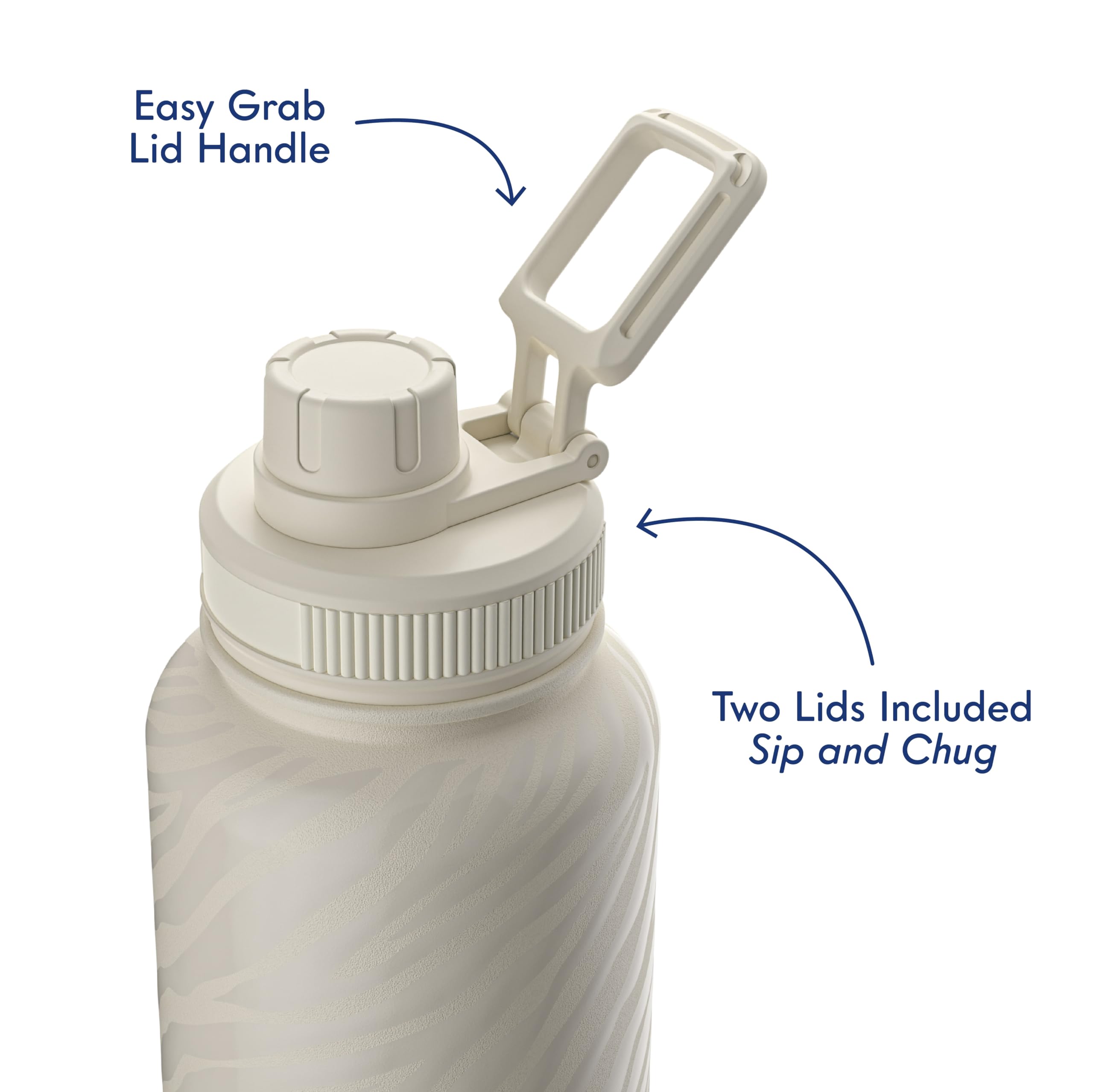 40Oz Stainless Steel Sports Bottle With Triple Insulation & Copper Lining – Keeps Drinks Cold