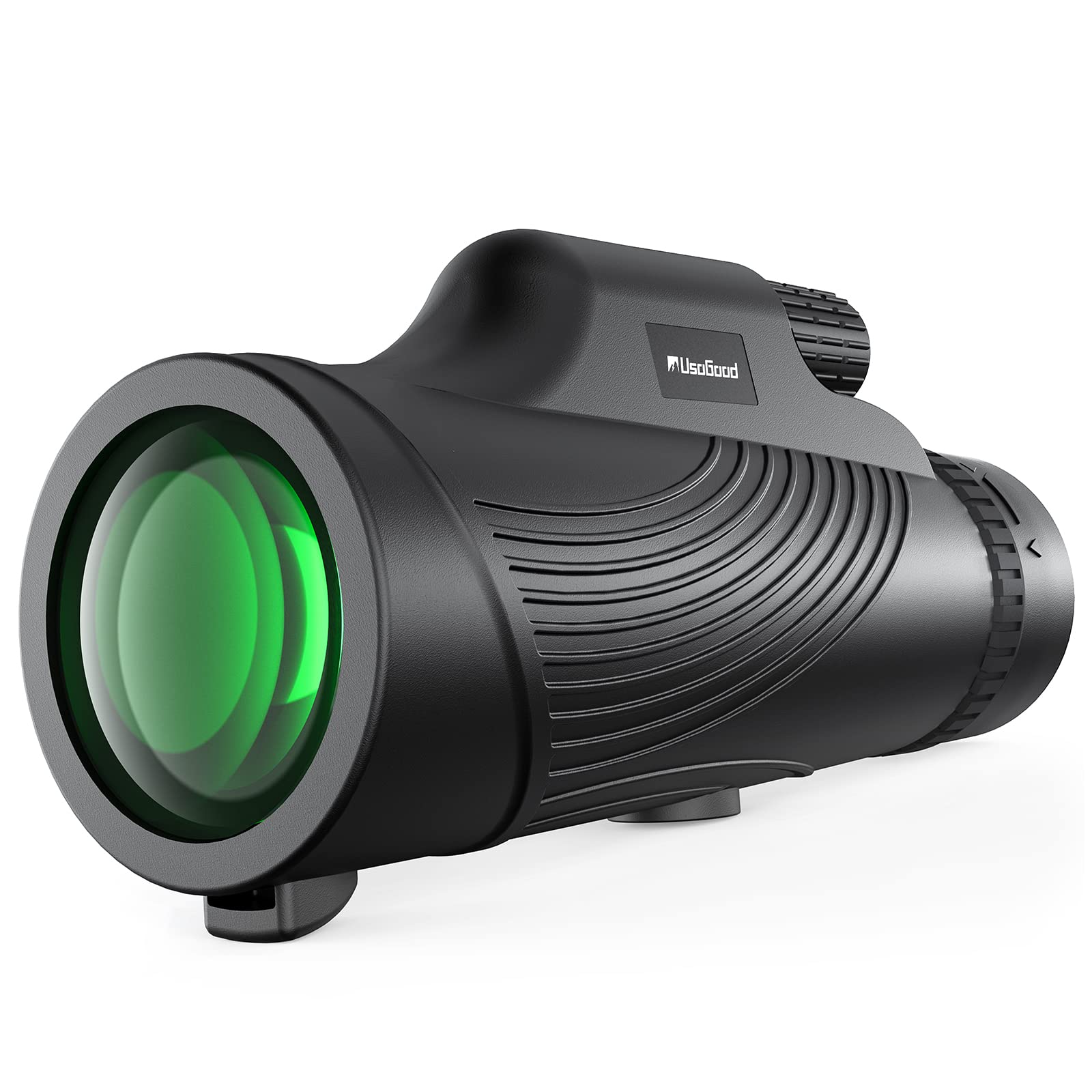 Usogood Monocular Telescope, 10X42 Monoculars For Adults, Compact Portable Waterproof Monocular With Hand Strap, Lightweight Handheld Pocket Telescope For Bird Watching