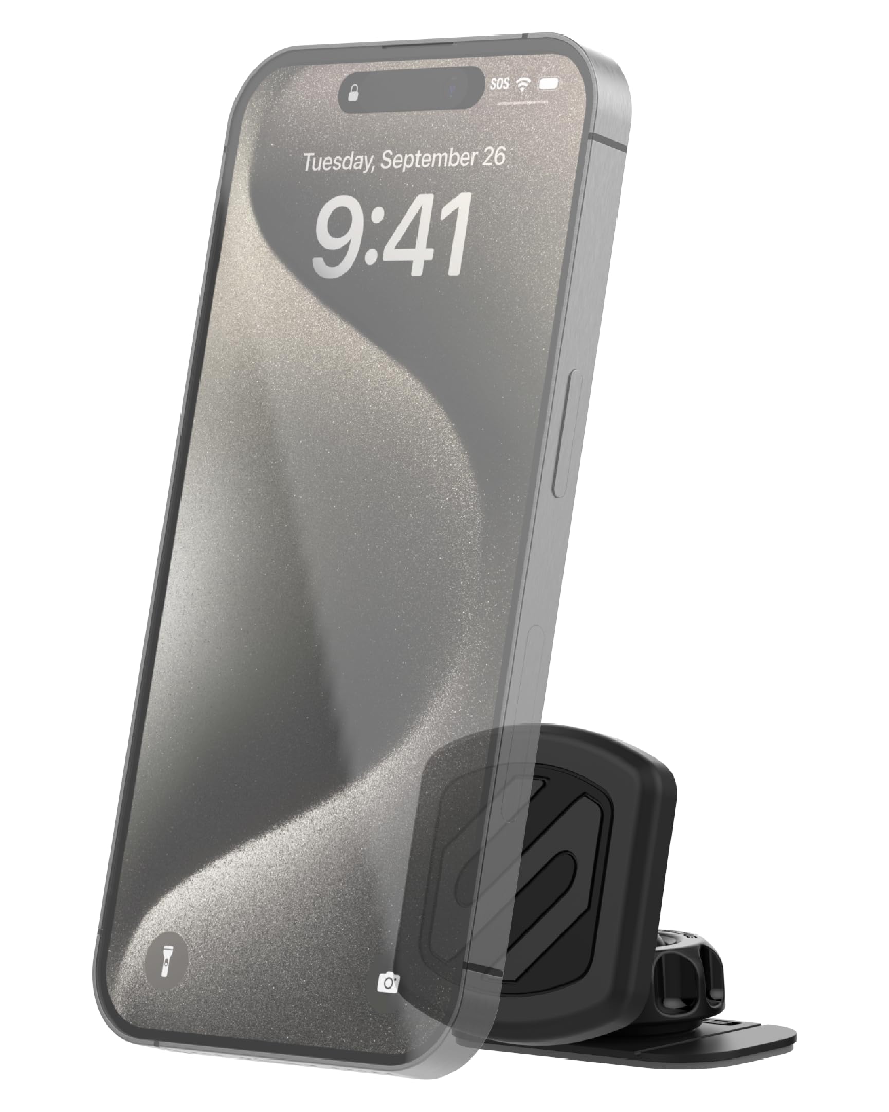 Scosche Magdmb Magicmount Magnetic Phone Mount For Car, Dashboard Cell Phone Holder With 360° Adjustable Magnet Head, Universal Phone Stand For Car Compatible With Iphone, Samsung, And All Devices