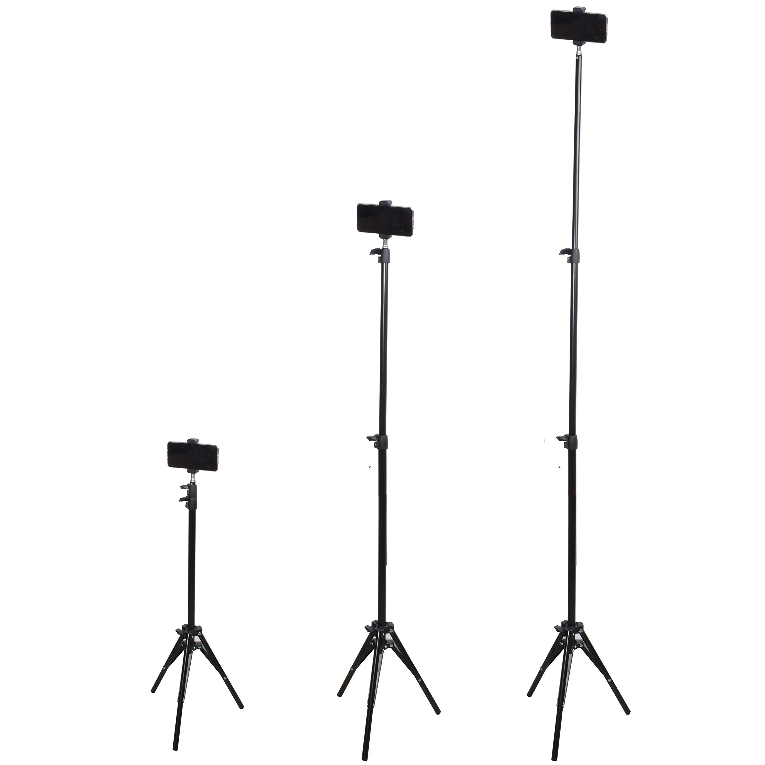 Riqiorod Light Stand, 7-Foot Photography Tripod Stand, Floor Selfie Ring Light Support For Studio, Umbrella, Backdrop, Led Panel, Speedlite Flashes, Reflector, Strobes, Video Lights