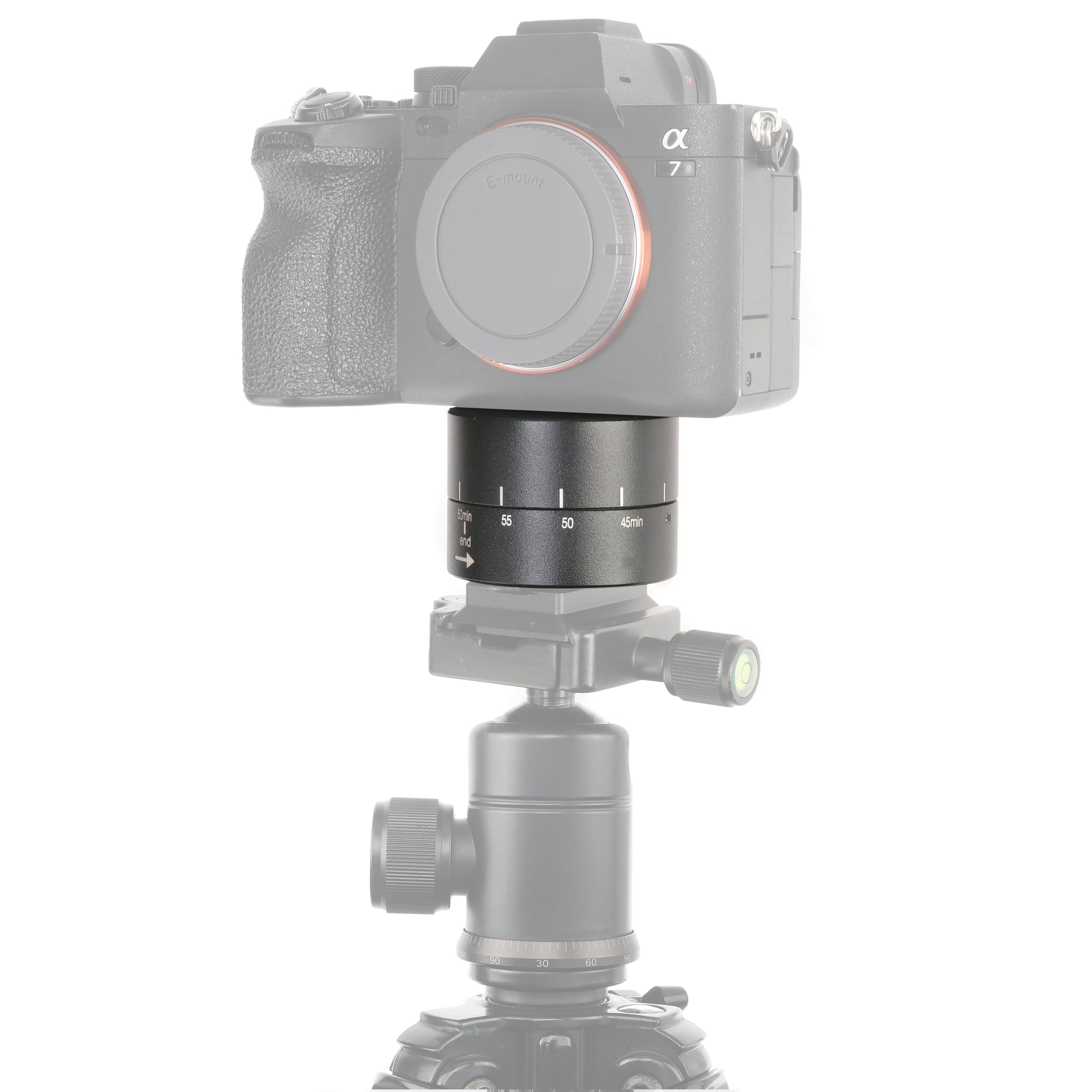 Fotga 360° 60 Minutes Rotating Tripod Time Lapse Stabilizer With Adapter 1/4" Screw For Action Camera Gopro Dslr Slr Camera Digital Camera Smartphone