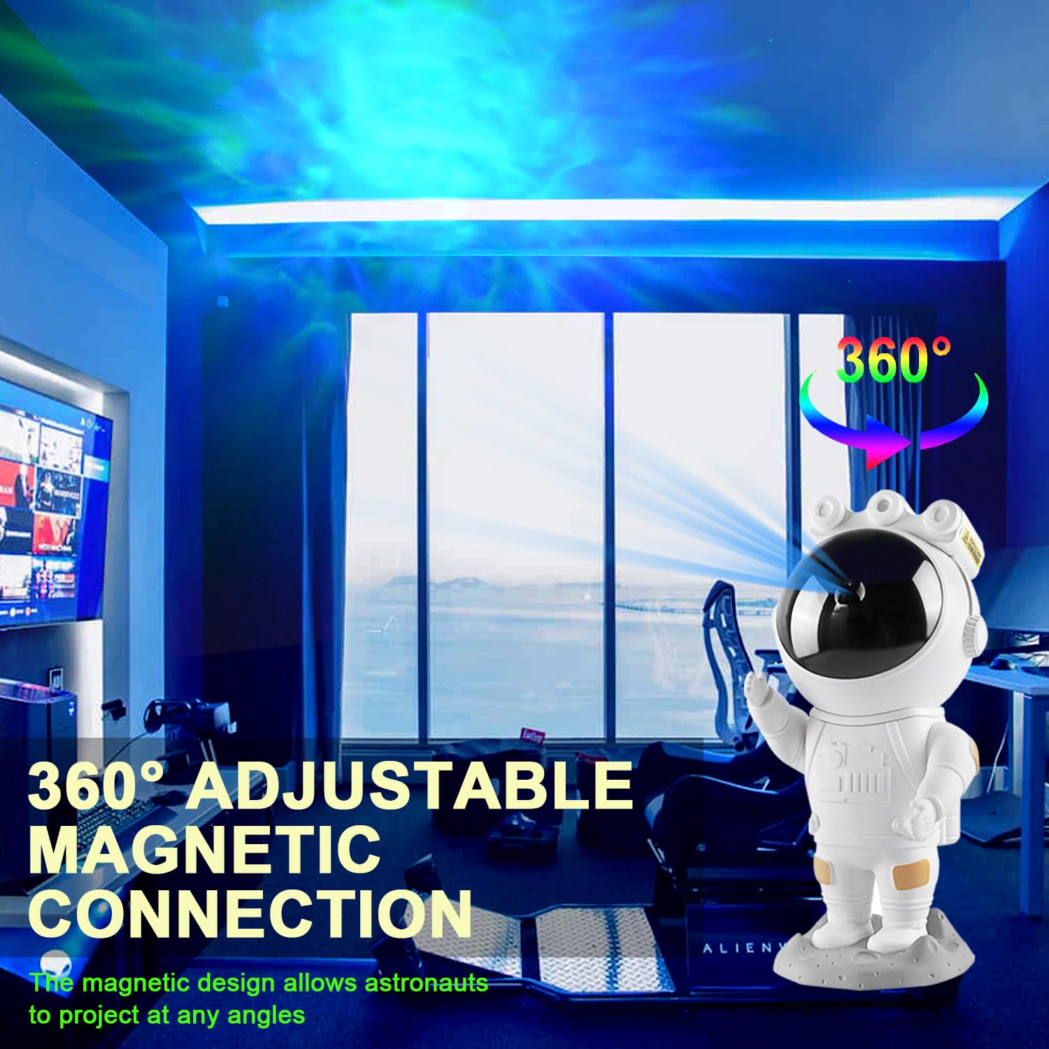 Gainwin Astronaut Galaxy Projector, Star Projector Starry Night Light With Nebula, Timer And Remote Control Bedroom Decor Aesthetics And Ceiling Projector, Christmas, Birthday