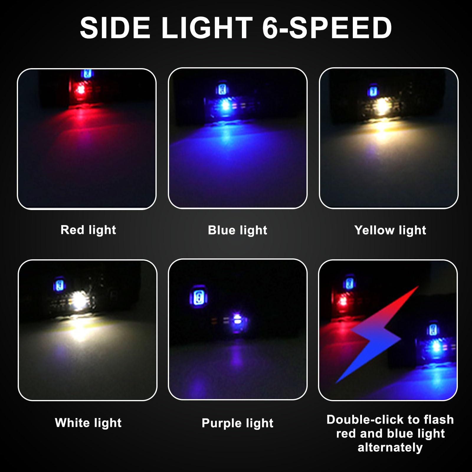 Siuyiu Edc Flashlight, 800 Lumens Mini Edc Flashlights With Uv Flashlight, Usb-C Rechargeable Pocket Flashlight, Keychain Light With Alarm Siren, Ipx4 Waterproof For Camping, Outdoor, Emergency