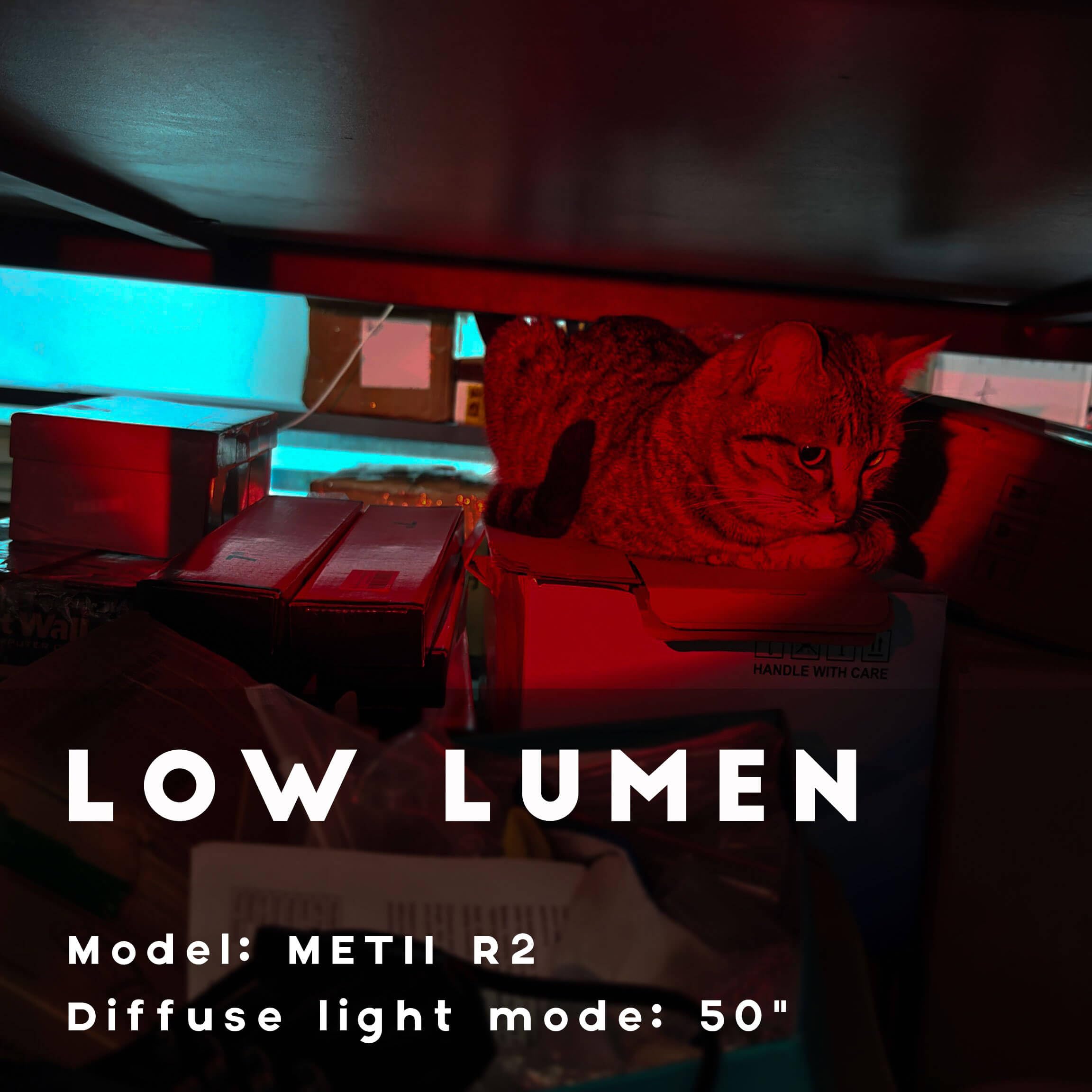 Metii R2 Low-Lumen Mini Red Flashlight - Zoomable Red Light, Ideal For Short-Range Illumination, Preserving Night Vision, Compact And Portable, Standard Version - Batteries Not Included