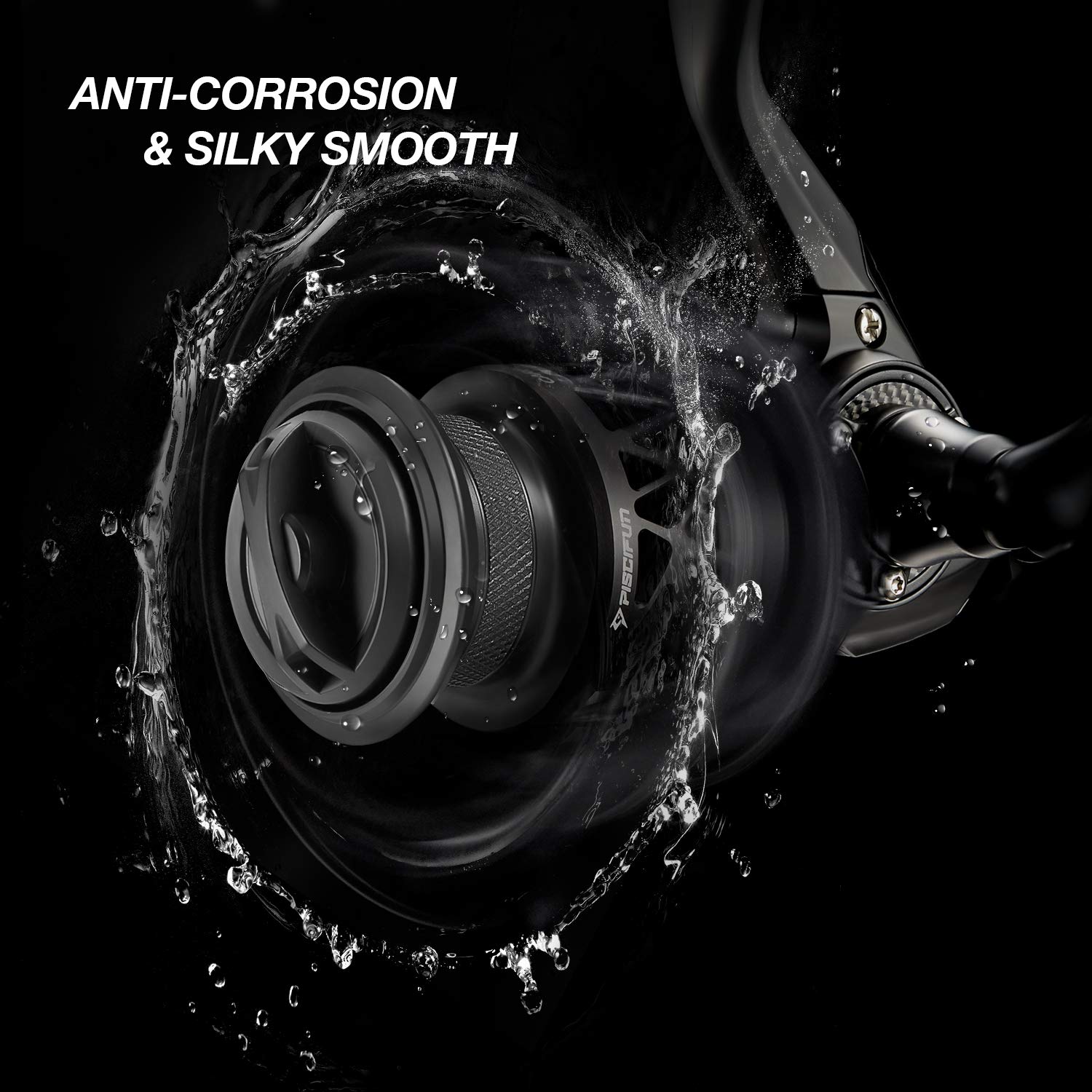 Piscifun Carbon X Spinning Reels, Light To 5.1Oz, Carbon Frame And Rotor, 33Lbs Max Drag, 10+1 Shielded Bb, 5.2:1/6.2:1 High Speed Gear Ratio, Smooth Powerful Saltwater Freshwater Spinning Reel