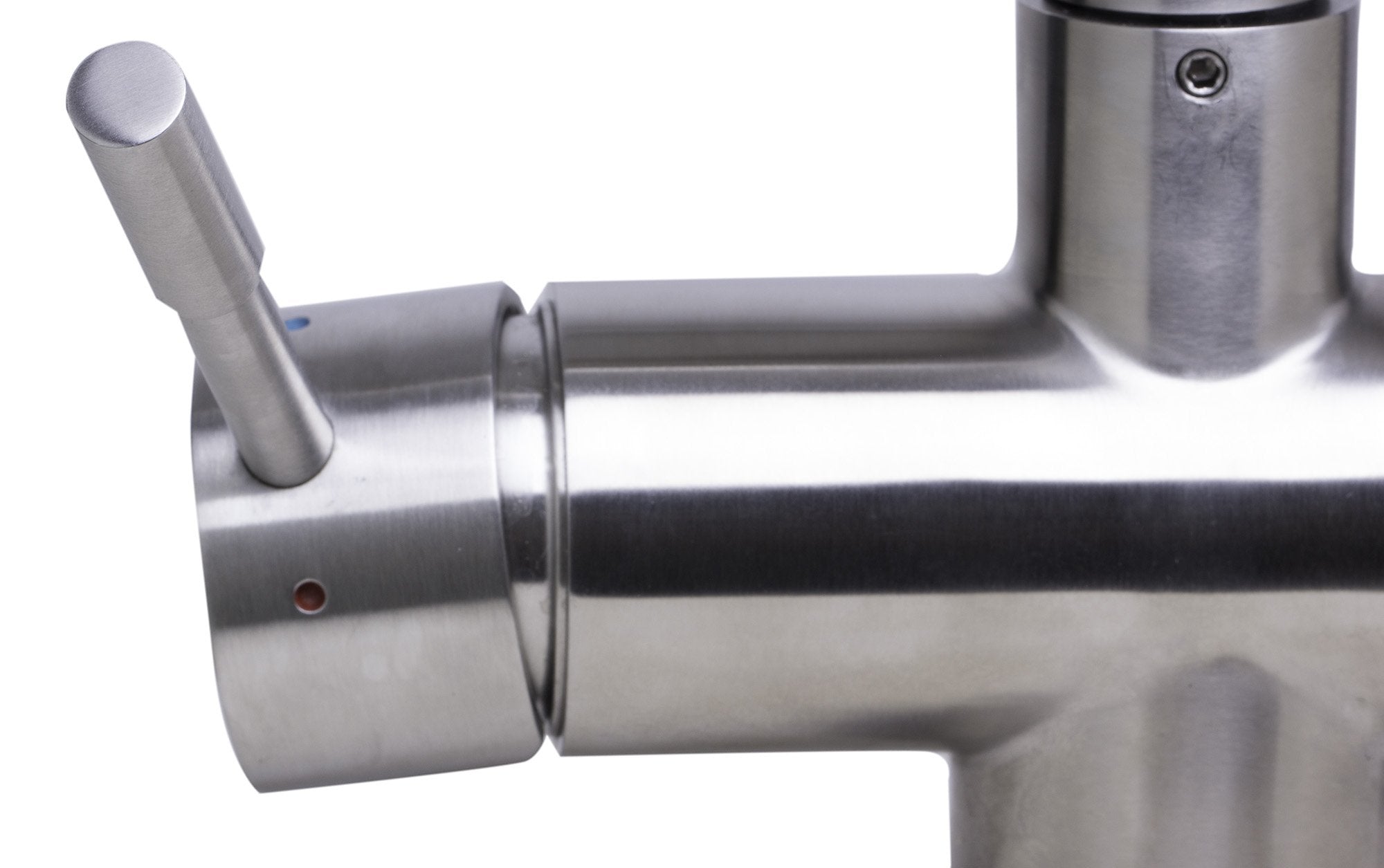 Alfi Brand Alfi Ab2038-Bss Solid Brushed Stainless Steel Retractable Single Hole Kitchen Faucet, 15" D X 12 1/8" H