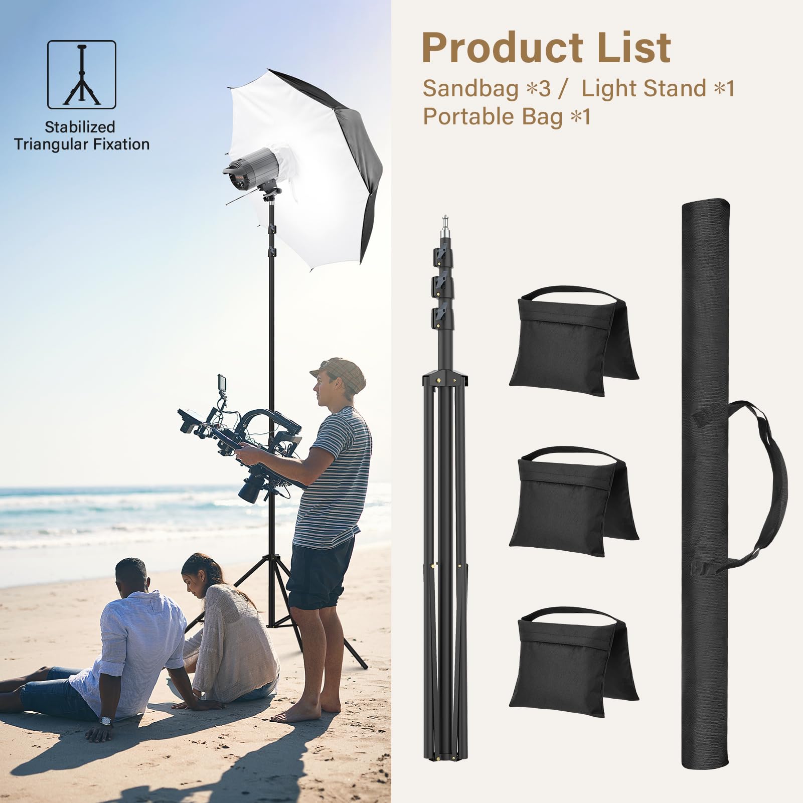 Sdfghj 16.4' Sky High Tripod Tall Video Camera Sports Tripod Stand, 16.4Ft/197Inch/500Cm Heavy Duty Photography Light Stand For Filming Recording Gopro Sport Game Photo