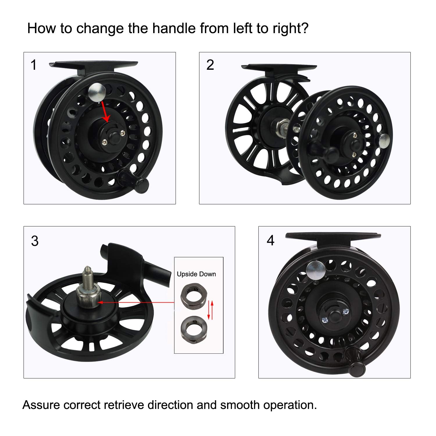 Eupheng Aventik Fly Fishing Reel 3/4/5/6/7/8/9 Pre-Loaded Fly Reel With Line Combo