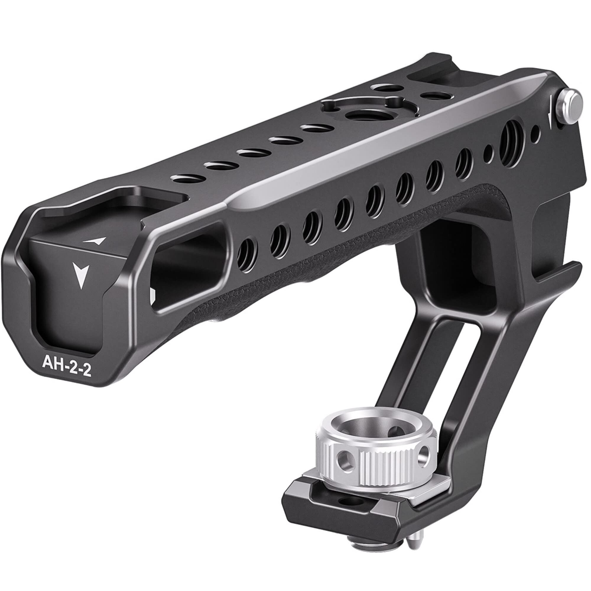 Leofoto Ah-2 Camera Top Handle, Arri Side Locating Sockets, Cold Shoe Mount, Multiple 1/4"-20 Accessory Sockets, Three Option Available (Ah-2-2-Arri)