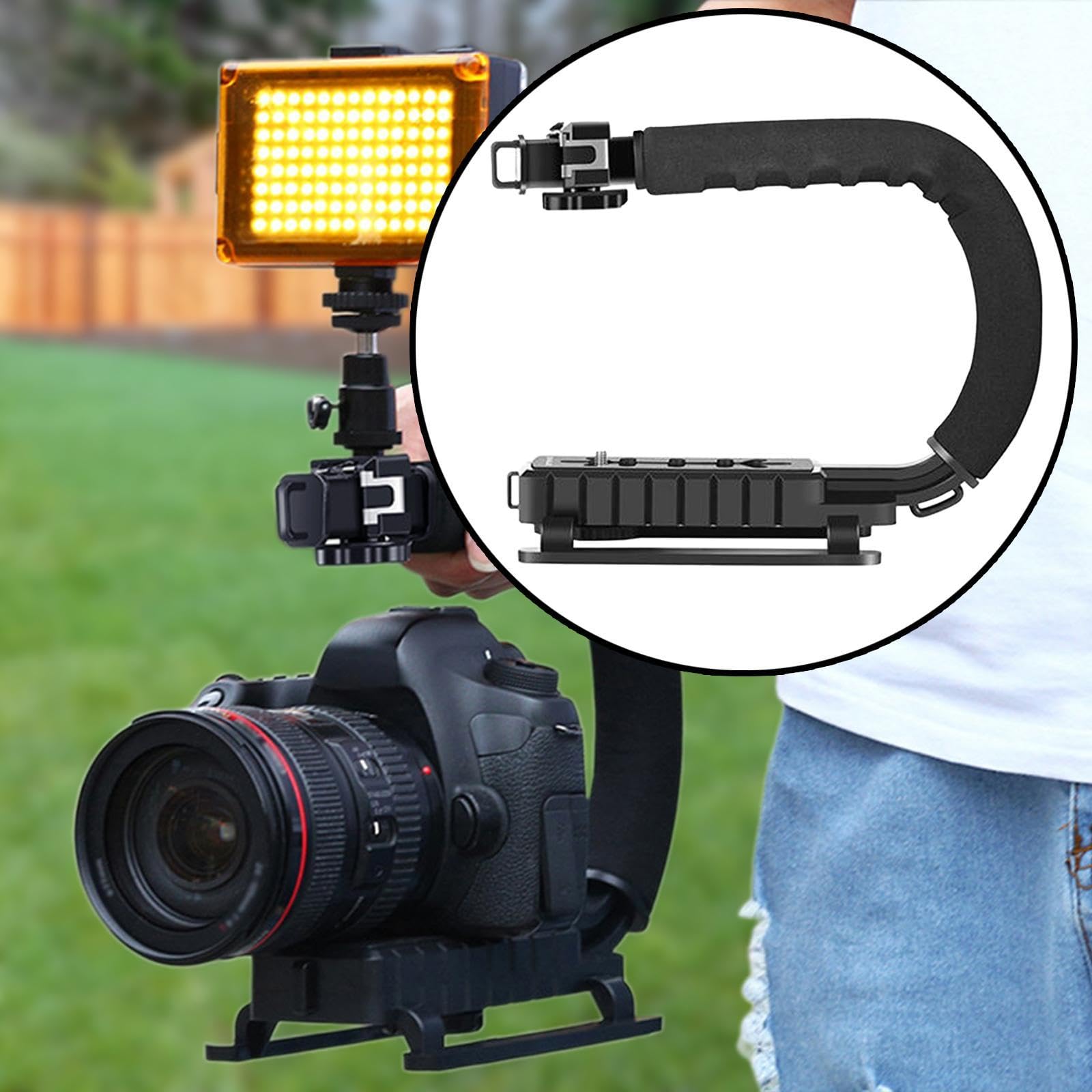 Qcchieus C Shaped Camera Handheld Stabilizer For Camcorder Multipurpose Simple