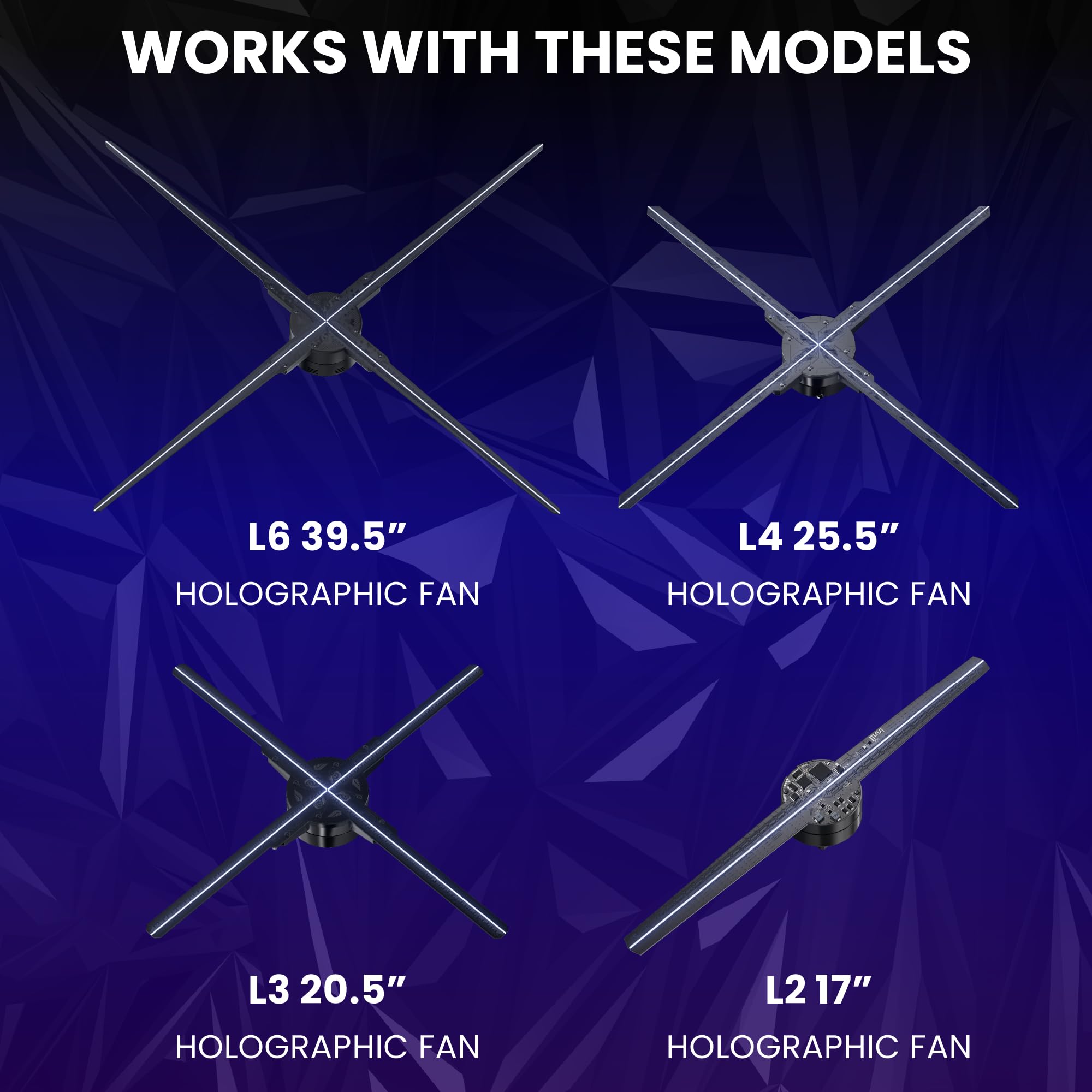 Lumina Tripod With Mount For Holographic Fan