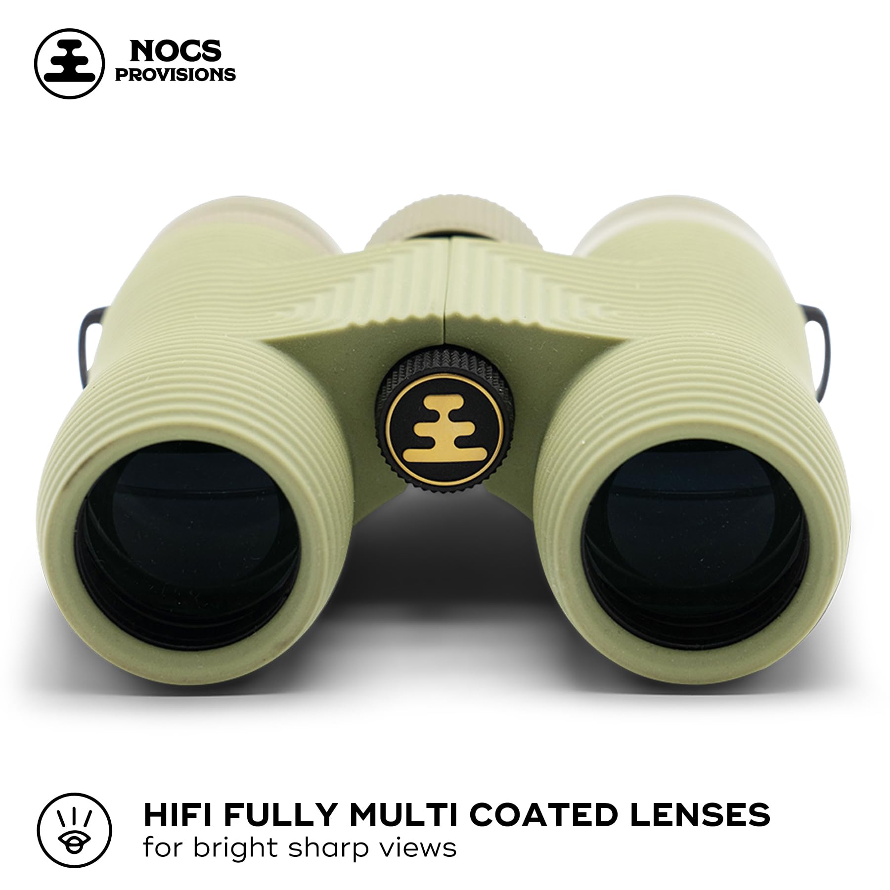 Nocs Provisions Field Issue Compact 10X32 Waterproof Binoculars, Shockproof, Fogproof, 10X Magnification, Bak4 Prism, Multi-Coated Lenses For Adults & Kids, Bird Watching, Hunting & Wildlife Viewing
