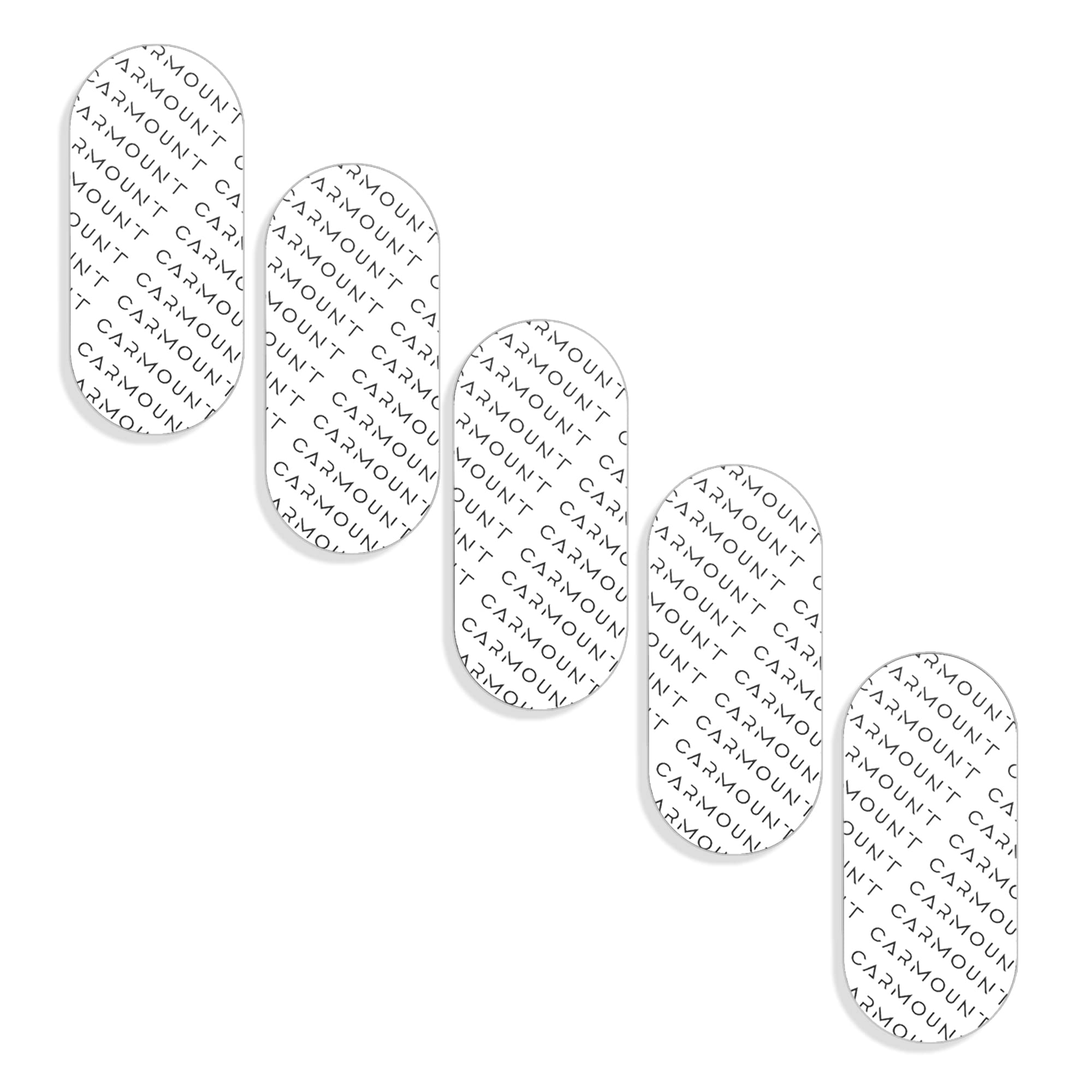 Carmount Nano Stickers Kit - Reusable Adhesive For Car Dashboard Mount, 5X Nano Stickers - Removable, Secure Hold, Easy Installation, Strong Adhesive