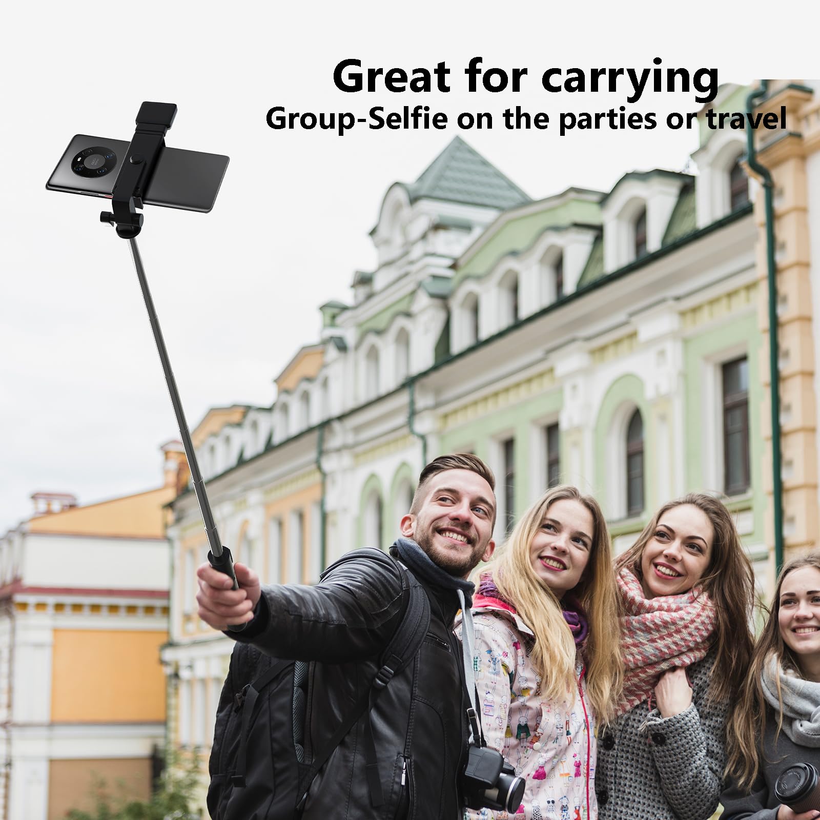 Bollove Selfie Stick, 40 In Retractable Phone Tripod With Wireless Remote Control & Light, Portable Selfie Stick Tripod For Photograph, Live Streaming, Video Recording, Compatible With All Cellphones