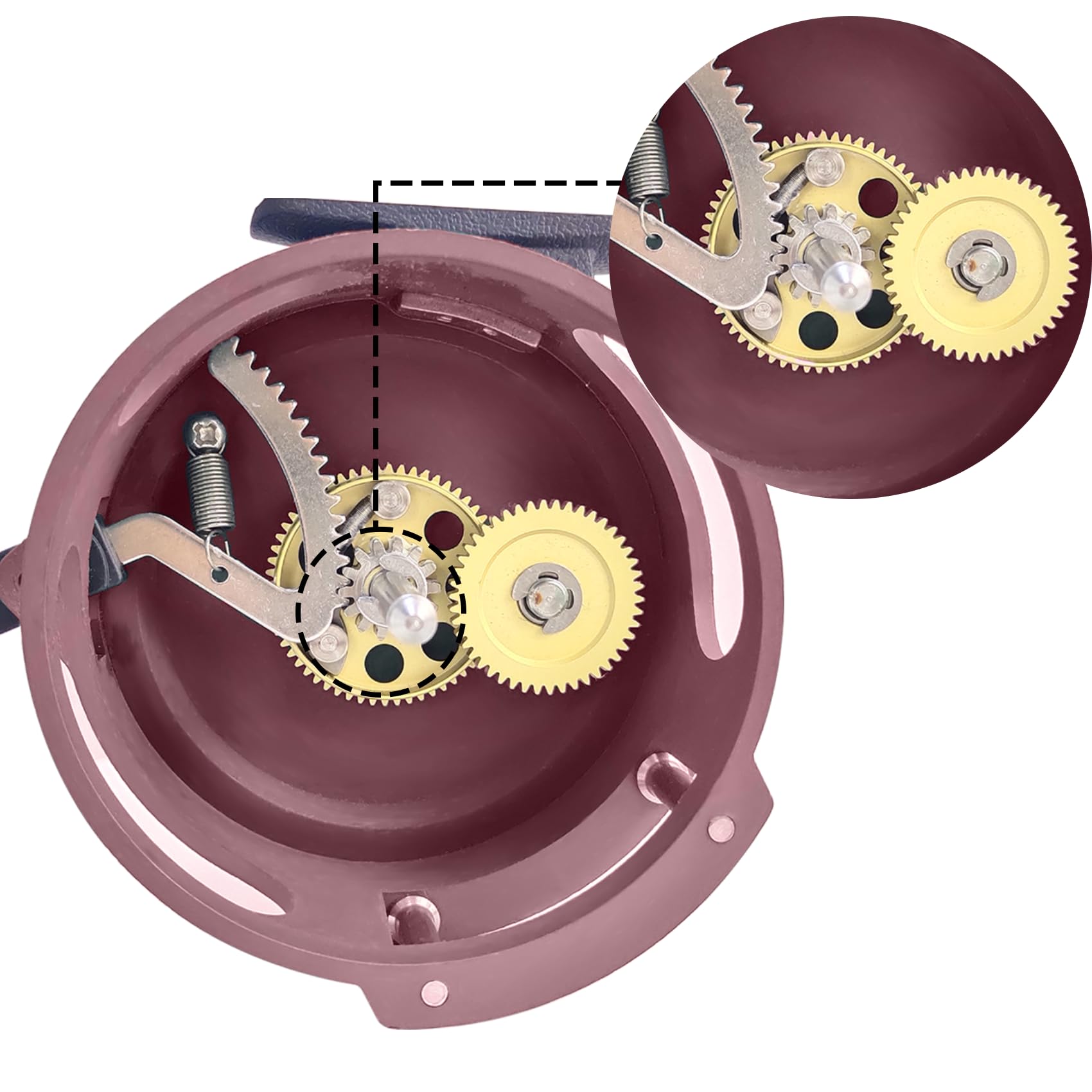 Aventik Semi-Automatic Fly Fishing Reel With Drag Adjustment Super Light Rapid Automatic Trigger System Graphite Nymph Fly Rod Reel For Freshwater Trout Fishing