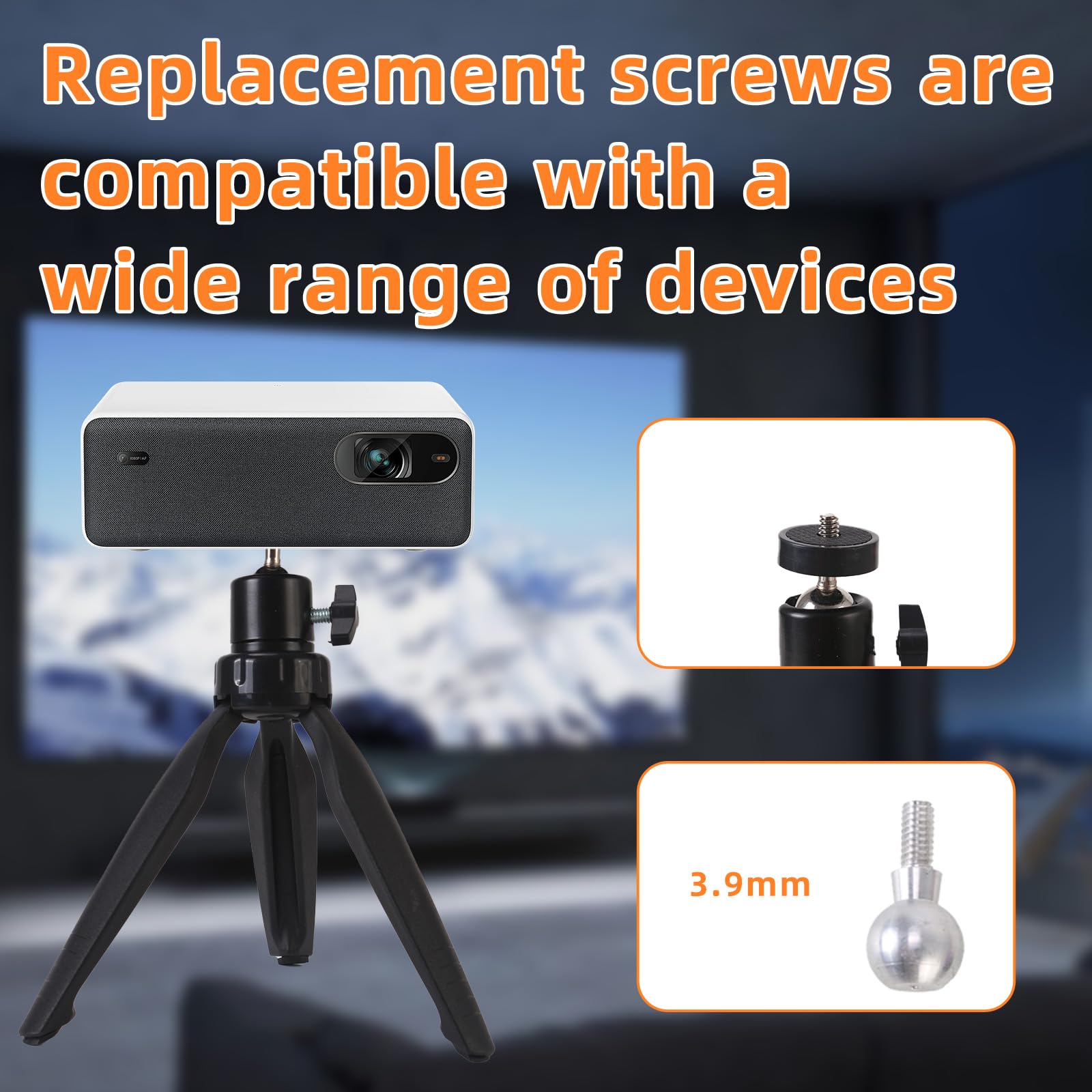 Zebrabox Mini Projector Stand Adjustable Projectors Tripod Table Top Projector Tripod Stand - Small Tripods For Mini Projectores, Cameras, Dslr