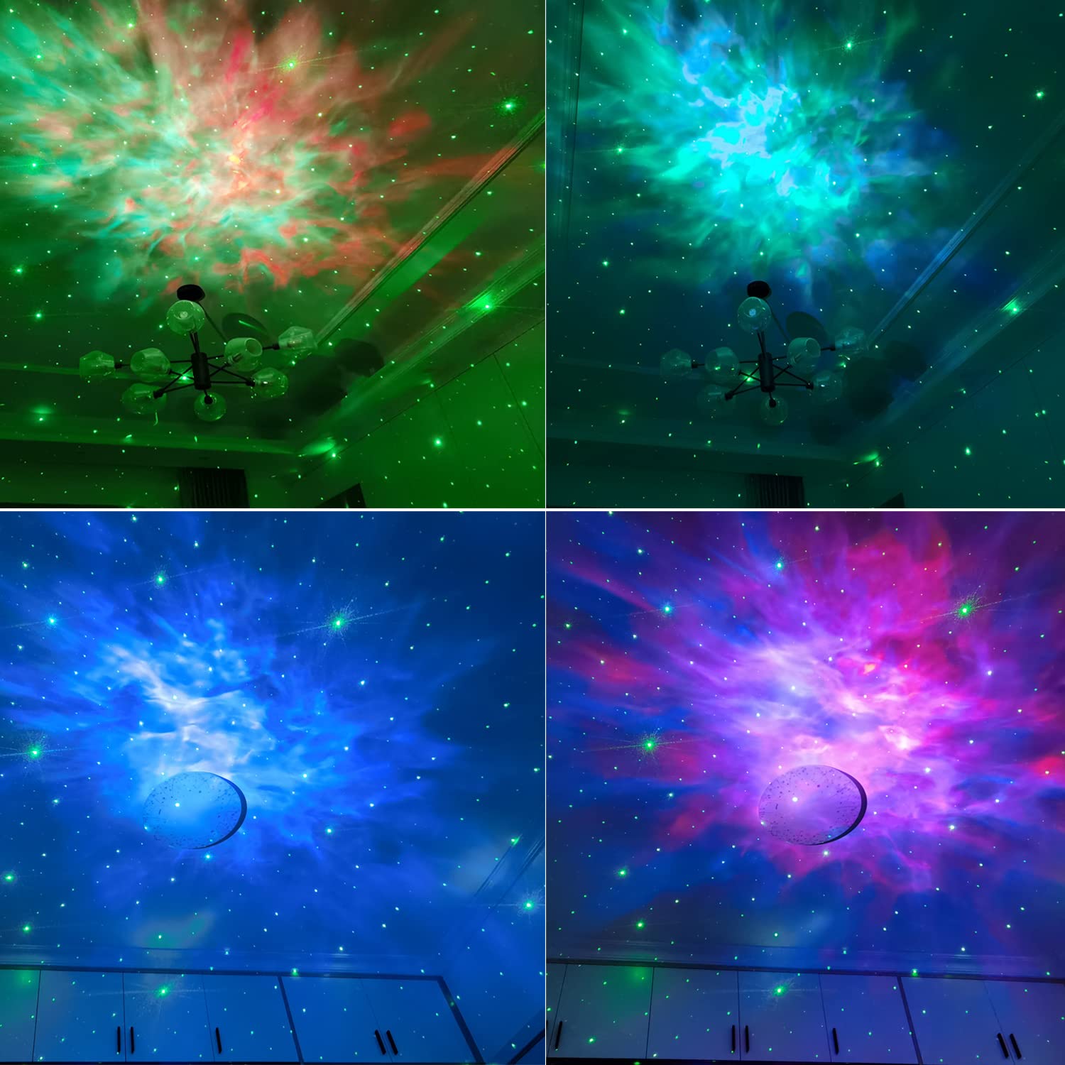 Nicayet Star Projector Galaxy Night Light,Birthday  Toys For 2-10 Year Old Boys Girls- Astronaut Starry Nebula Ceiling Led Lamp With Timer And Remote,Projection Lights For Bedroom Décor