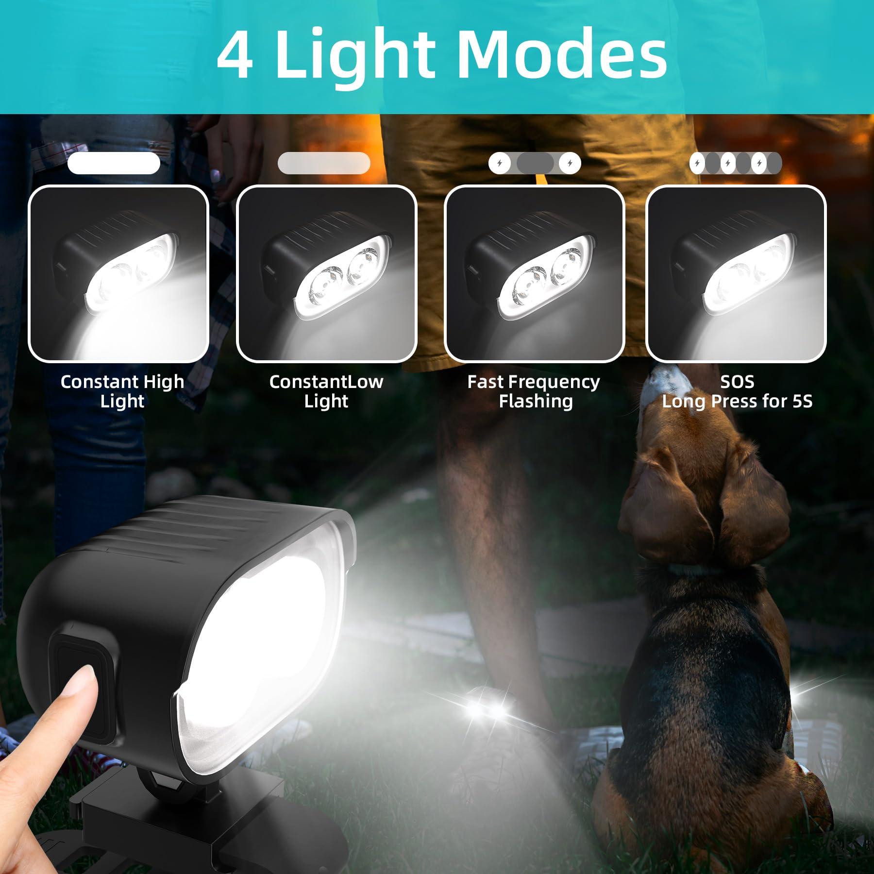 Auksky 2 Original Rechargeable Headlights For Shoes, Adjustable Light For Shoes, Waterproof Flashlights For Kids Adults, Headlamp Clip, Christmas Lights Decorations