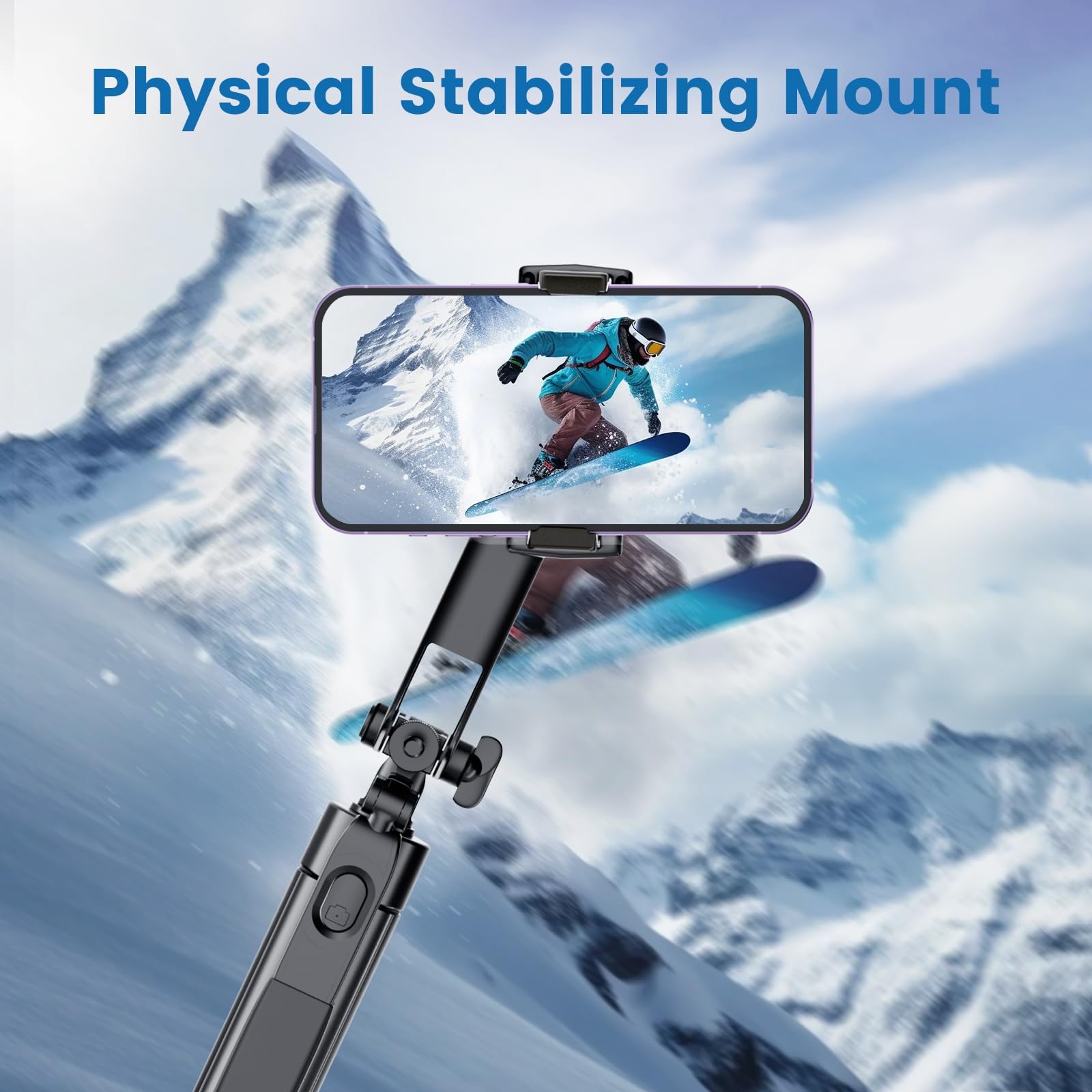 Marchpower 67'' Tripod For Cell Phone, Selfie Stick For Iphone Android With Remote And Light, Panoramic Photography Portable Travel Tripod For Video Recording/Live Streaming/Photography/Vlog