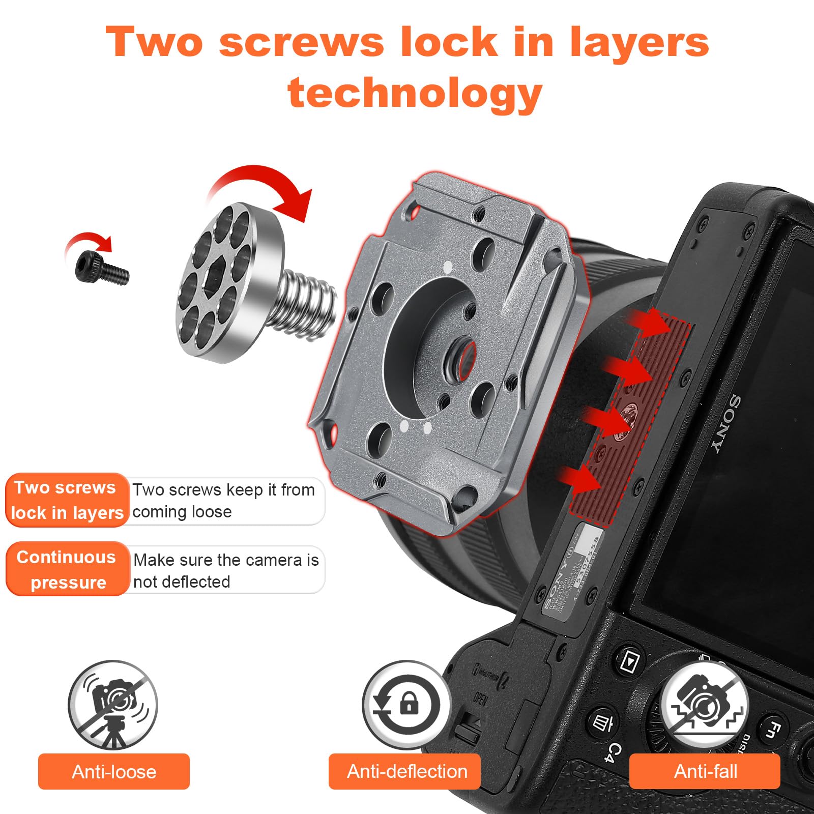 Fly Equation Stabilizer Quick Release Kit, Compatible For Dji Rs Series Dji Rs2,Rsc2,Rs3, Rs3Pro, Rs4, And Rs4Pro