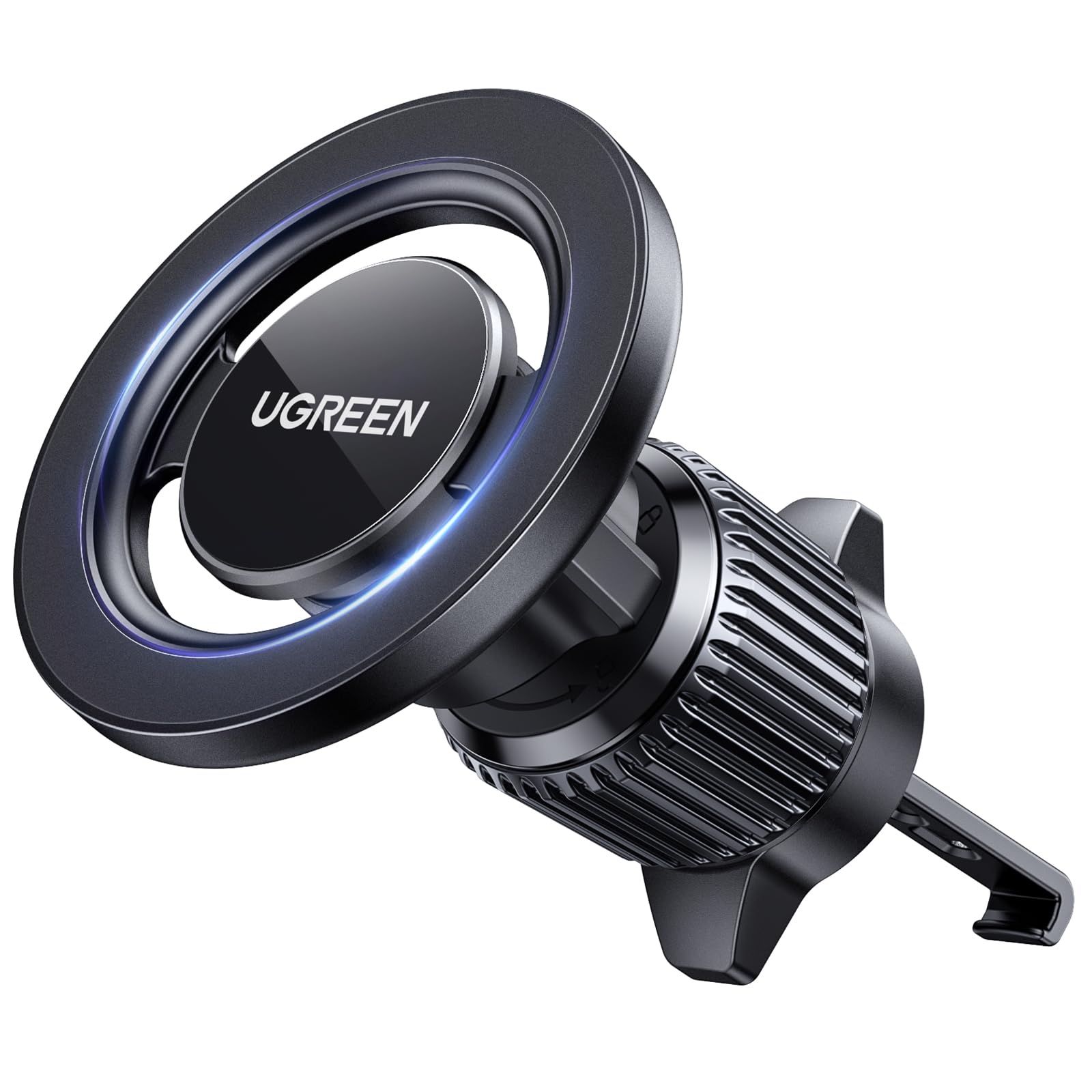 Ugreen Car Phone Mount For Magsafe Air Vent Car Mount Magnetic Phone Holder Compatible With Iphone 16 15 14 13 12 Pro Max, Strongest Magnet Black