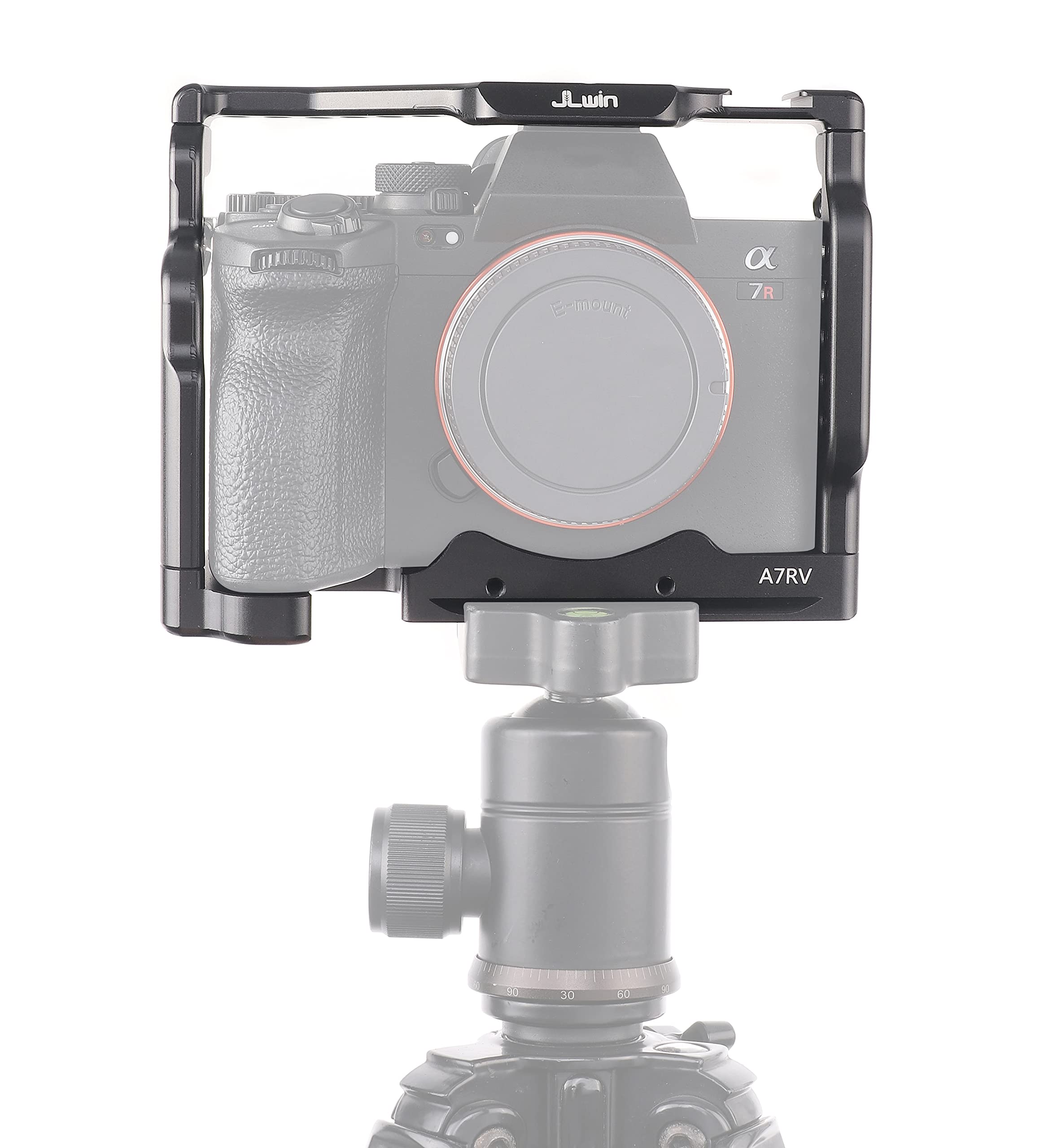 Fotga A7Rv Camera Cage + Top Handle For Sony A7Rv A7Rm5 Mirrorless Camera Stabilizer Stabilize Video Recording Compatible Arca Swiss Tripod Ball Head Clamp