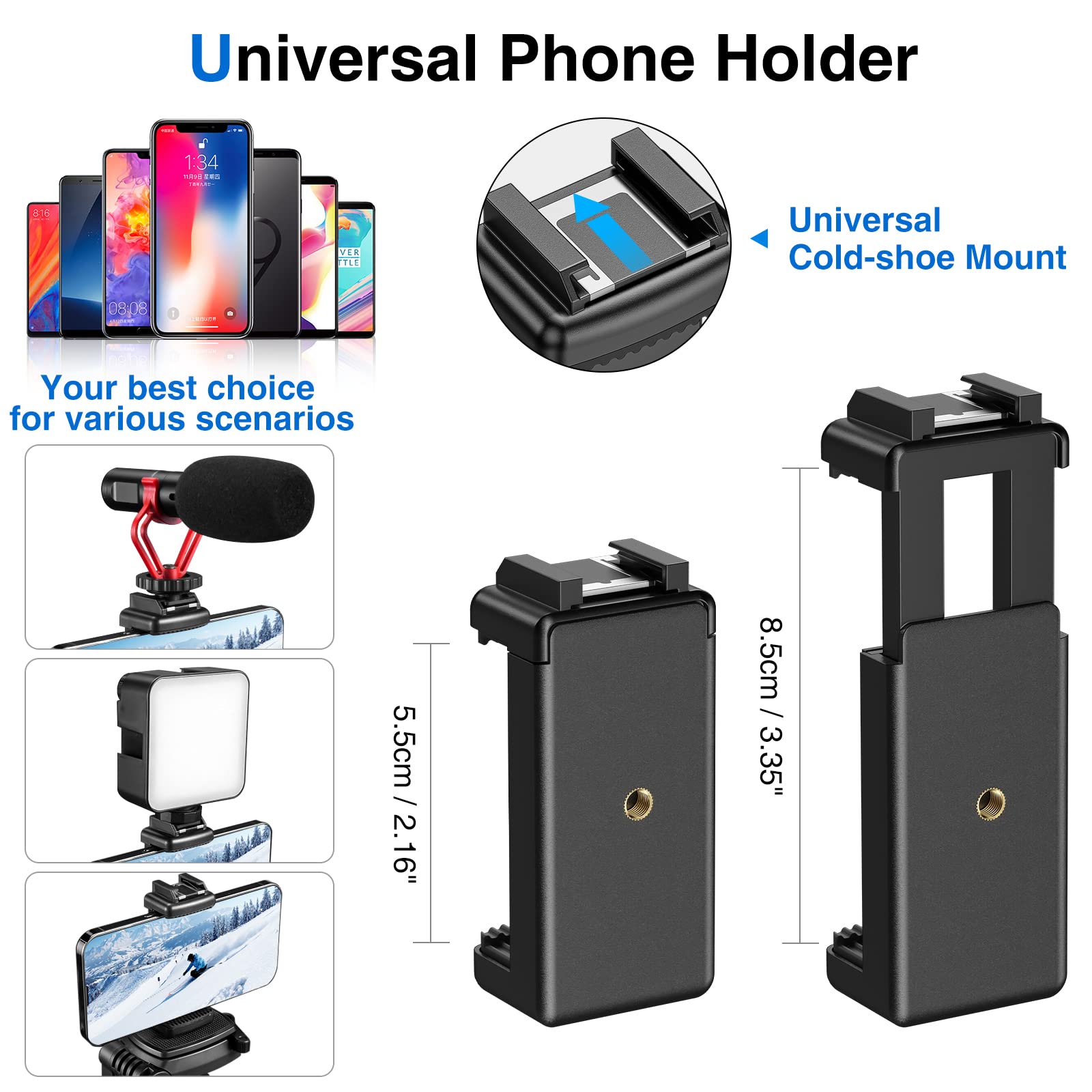 Camolo Phone Tripod，67”Camera Tripod Dslr Tripod For Travel Aluminum Camera Tripod With Travel Bag Vlogging Camera Cell Phone Tripod Video Photography For Youtube