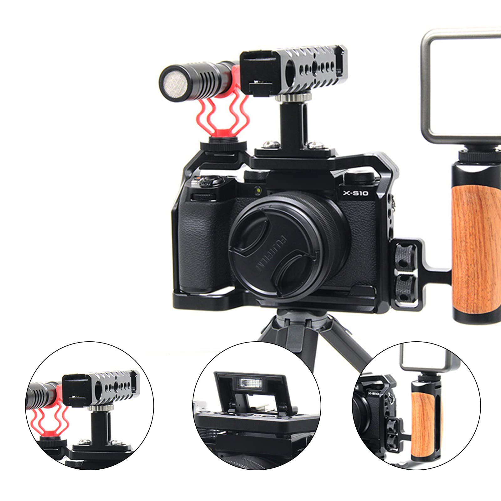 Sunlytour Fuji Xs10 Camera Cage - Xs10 X-S10 Camera Cage Case