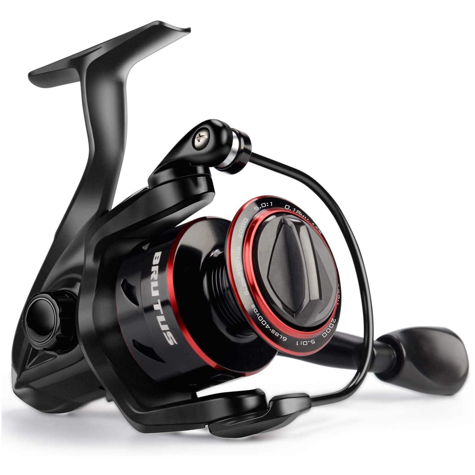Kastking Brutus Spinning Reel, Freshwater Spinning Fishing Reels, Graphite Frame, Cnc Aluminum Spool, 5.2:1 Gear Ratio, 4+1 Ball Bearings