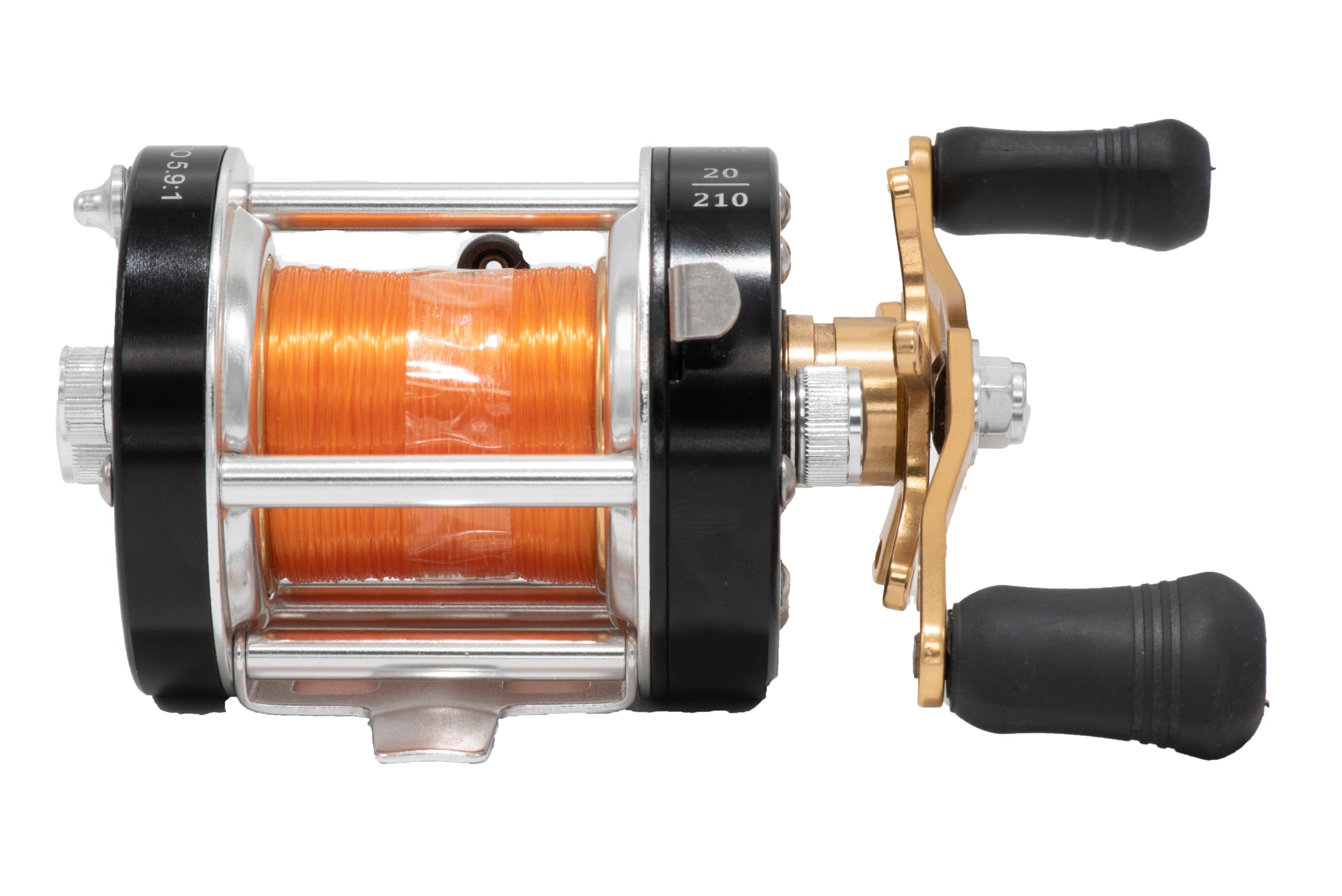 Catfish Pro Fishing For Fun Reel, Pre-Spooled With Line  Powerful, Durable, And Smooth Fishing Reel